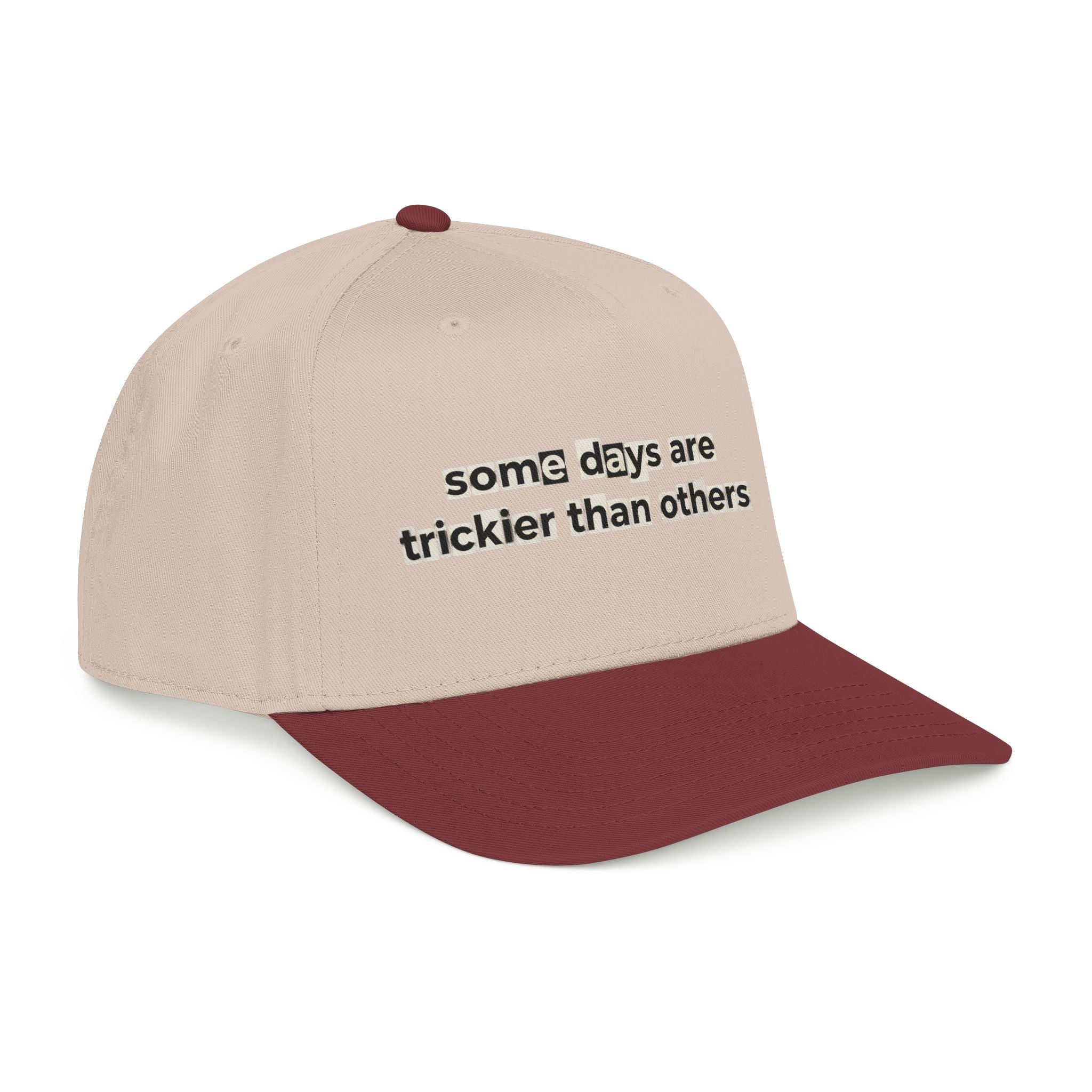 Baseball Cap — "Some Days Are Trickier Than Others" Patch - Creations by Chris and Carlos