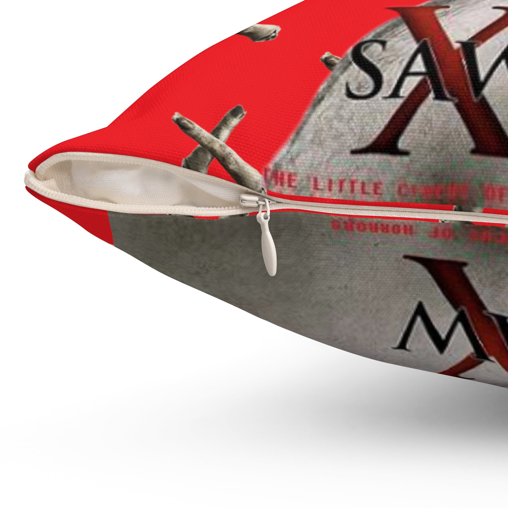 Saw X Movie- Spun Square Pillow - Creations by Chris and Carlos