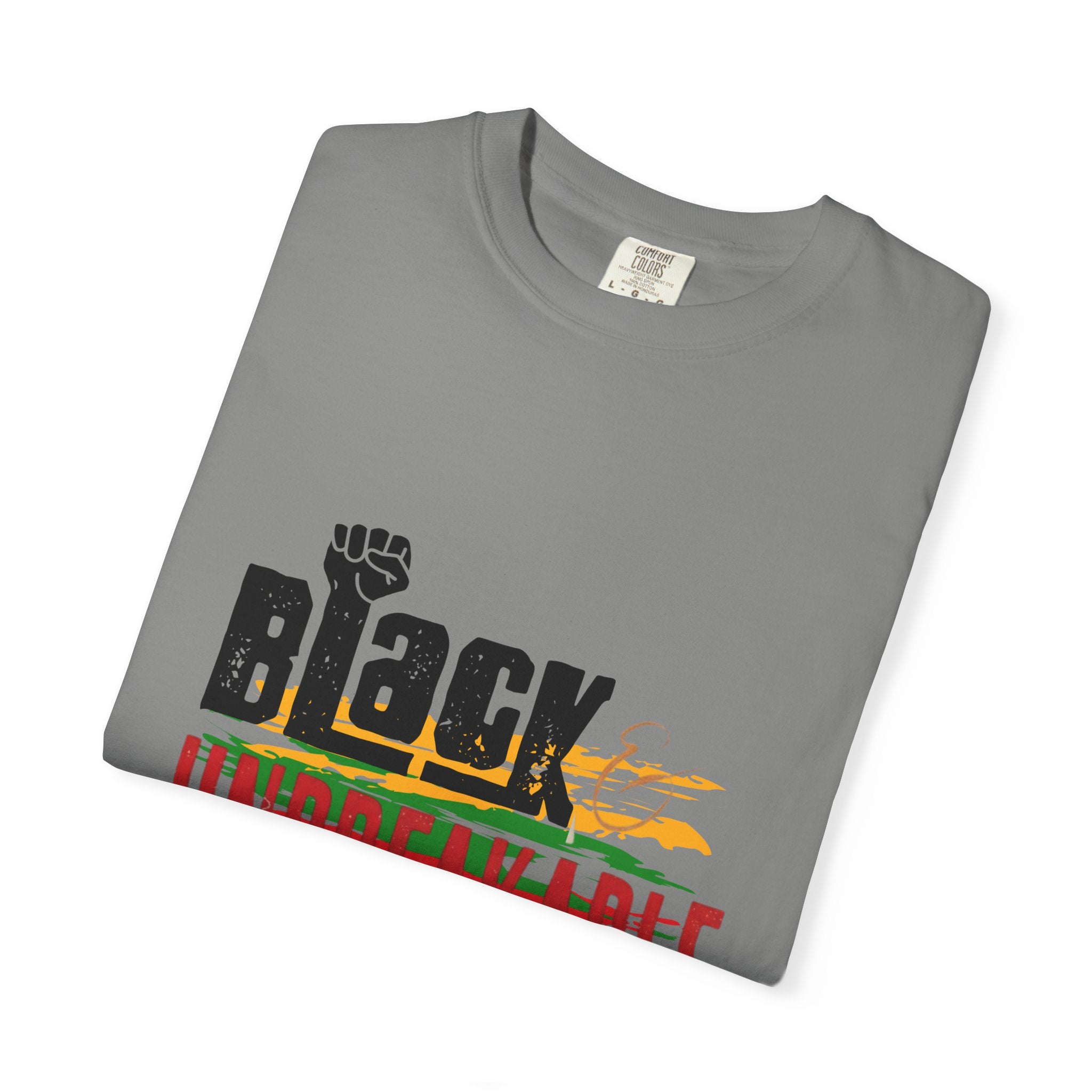 Black History Month- is Unbreakable T-Shirt Pan-African Power Graphic Tee - Creations by Chris and Carlos