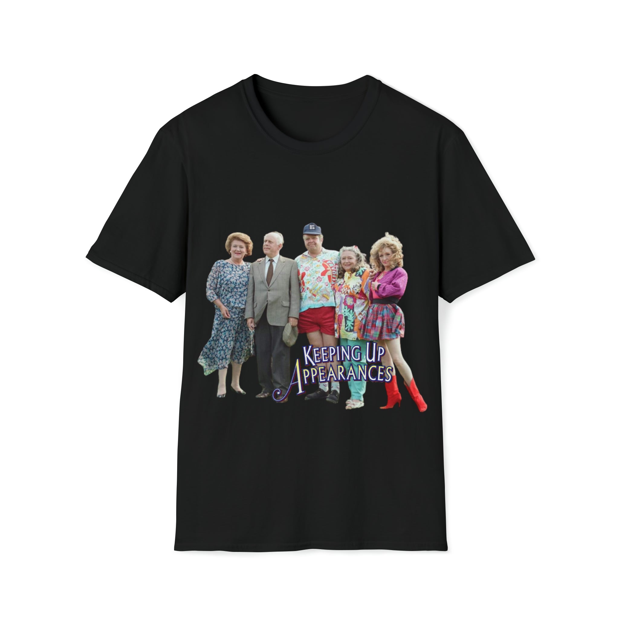 Keeping Up Appearances 90's TV Show- Unisex Softstyle T-Shirt - Creations by Chris and Carlos