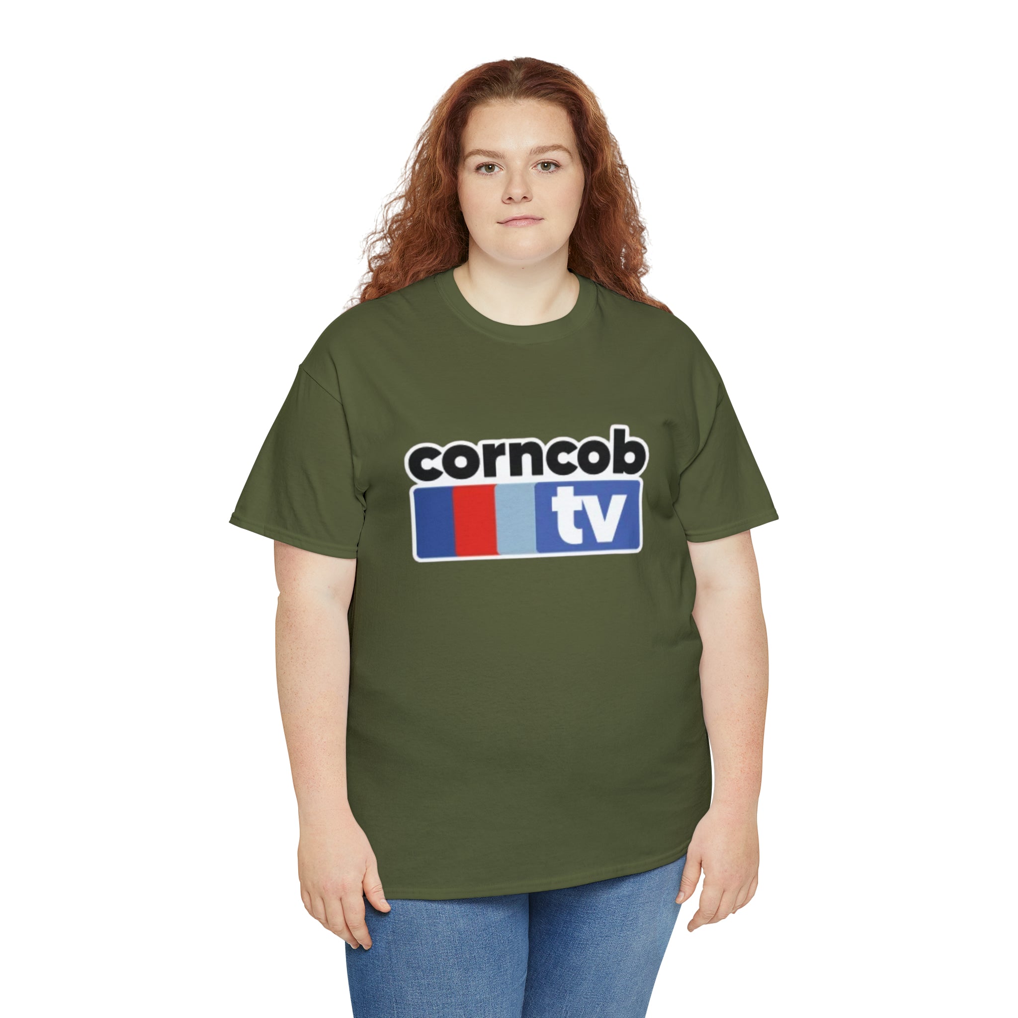 Corncob Tv- Unisex Heavy Cotton T-Shirt - Creations by Chris and Carlos