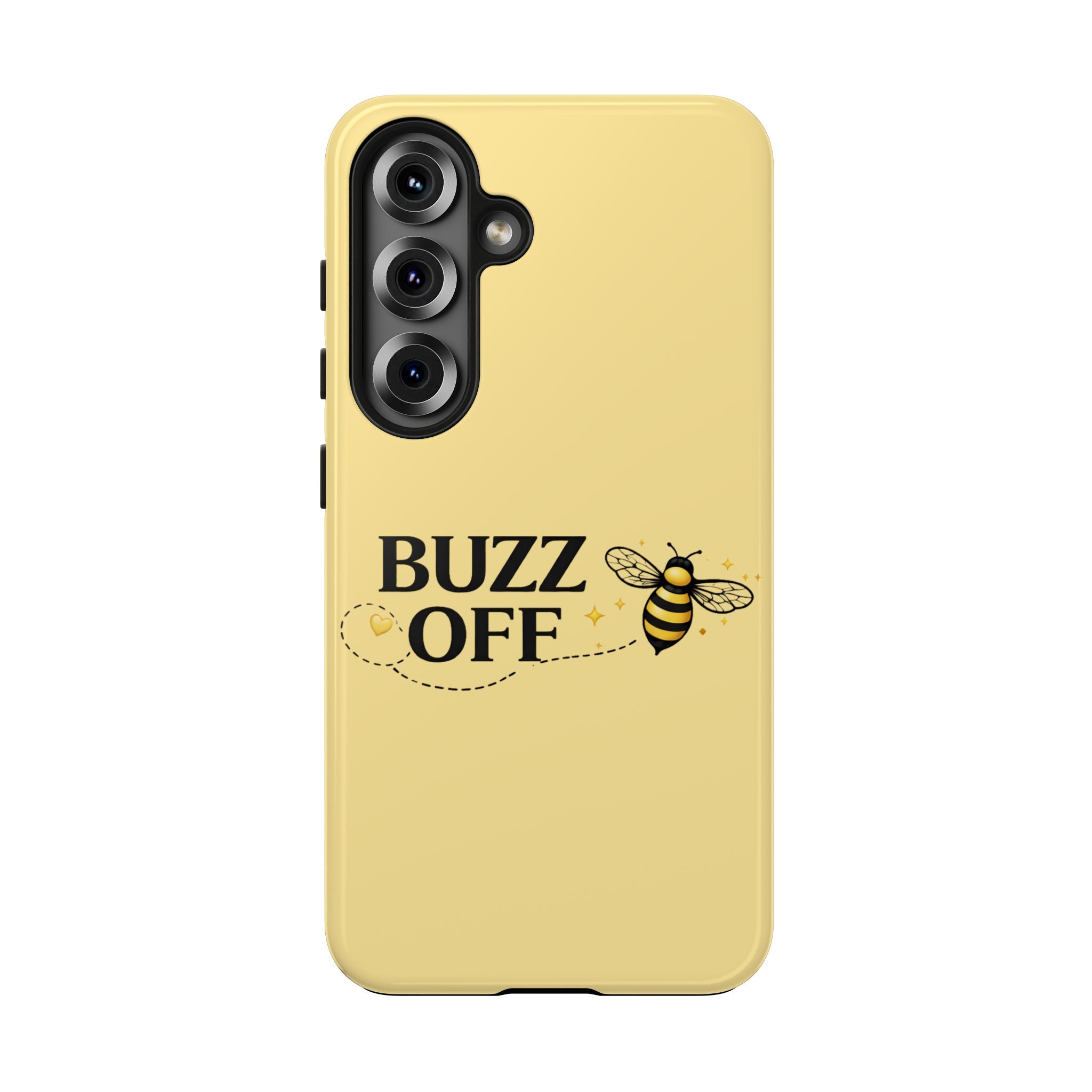 Buzz Off Bee Happy Always Phone Case - Creations by Chris and Carlos