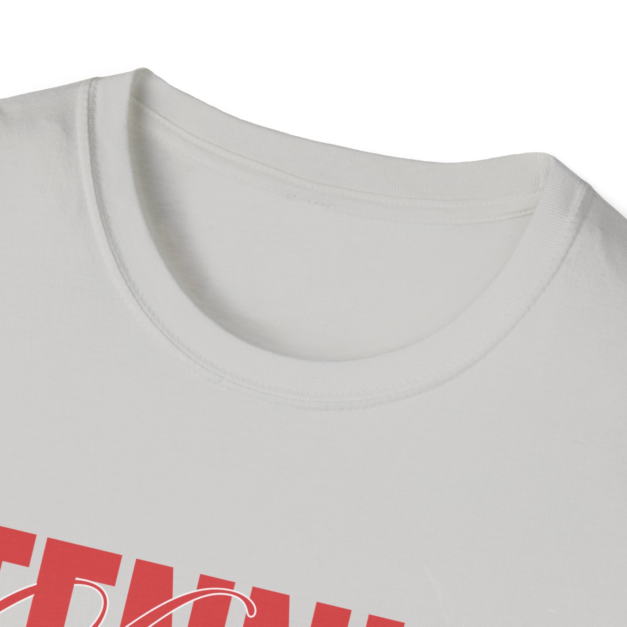 Tennis Graphic Tee – Red Bold 'TENNIS' Retro Photo Design - Creations by Chris and Carlos