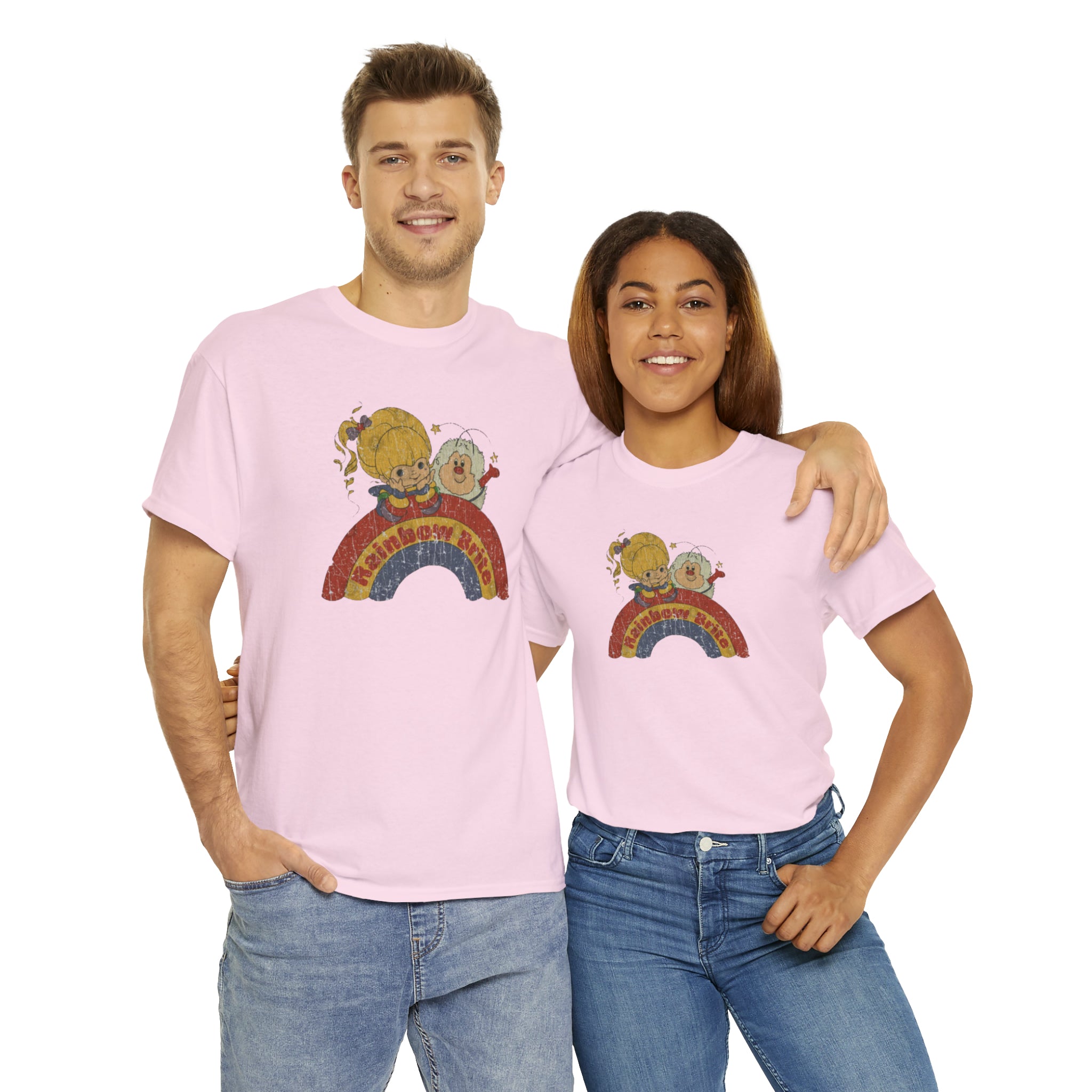 Rainbow Bright- Unisex Heavy Cotton T-Shirt - Creations by Chris and Carlos