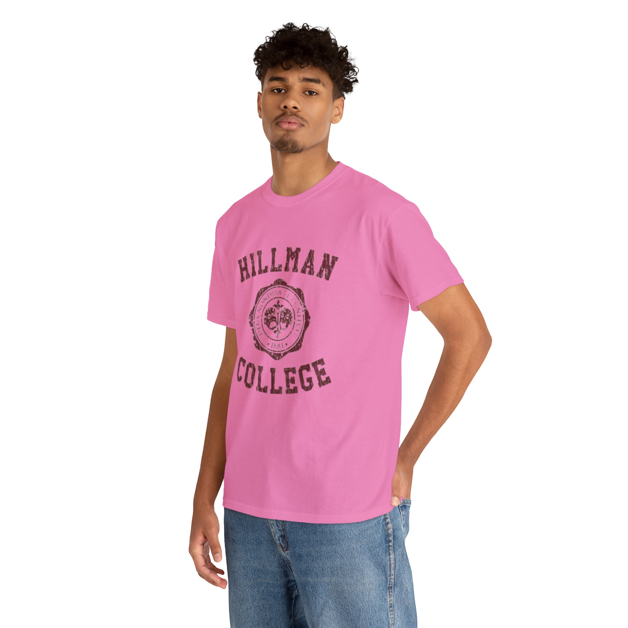 Hillman College- Unisex Heavy Cotton T-Shirt - Creations by Chris and Carlos
