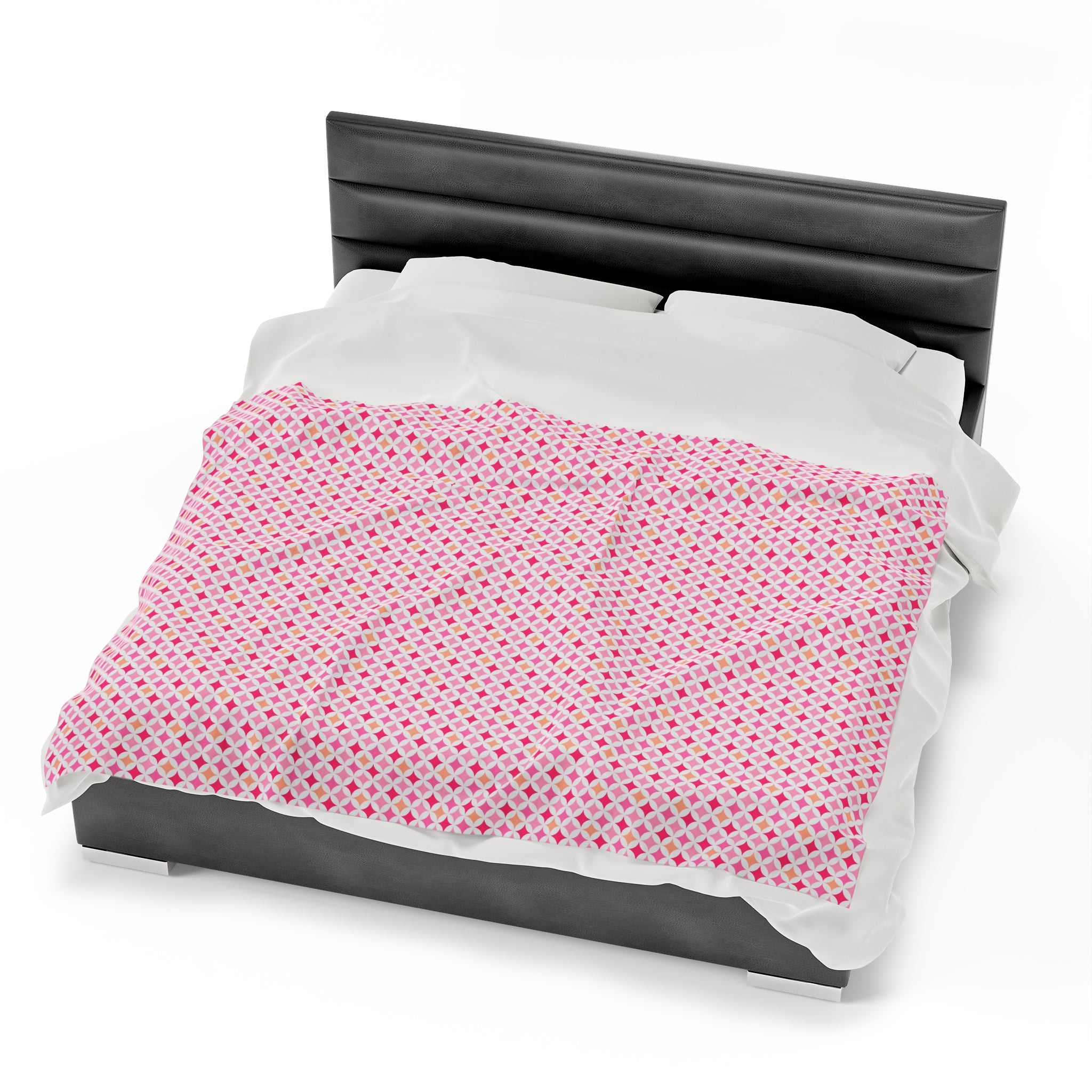 Barbie Pink- Velveteen Plush CuddleLux Bliss Blanket - Creations by Chris and Carlos