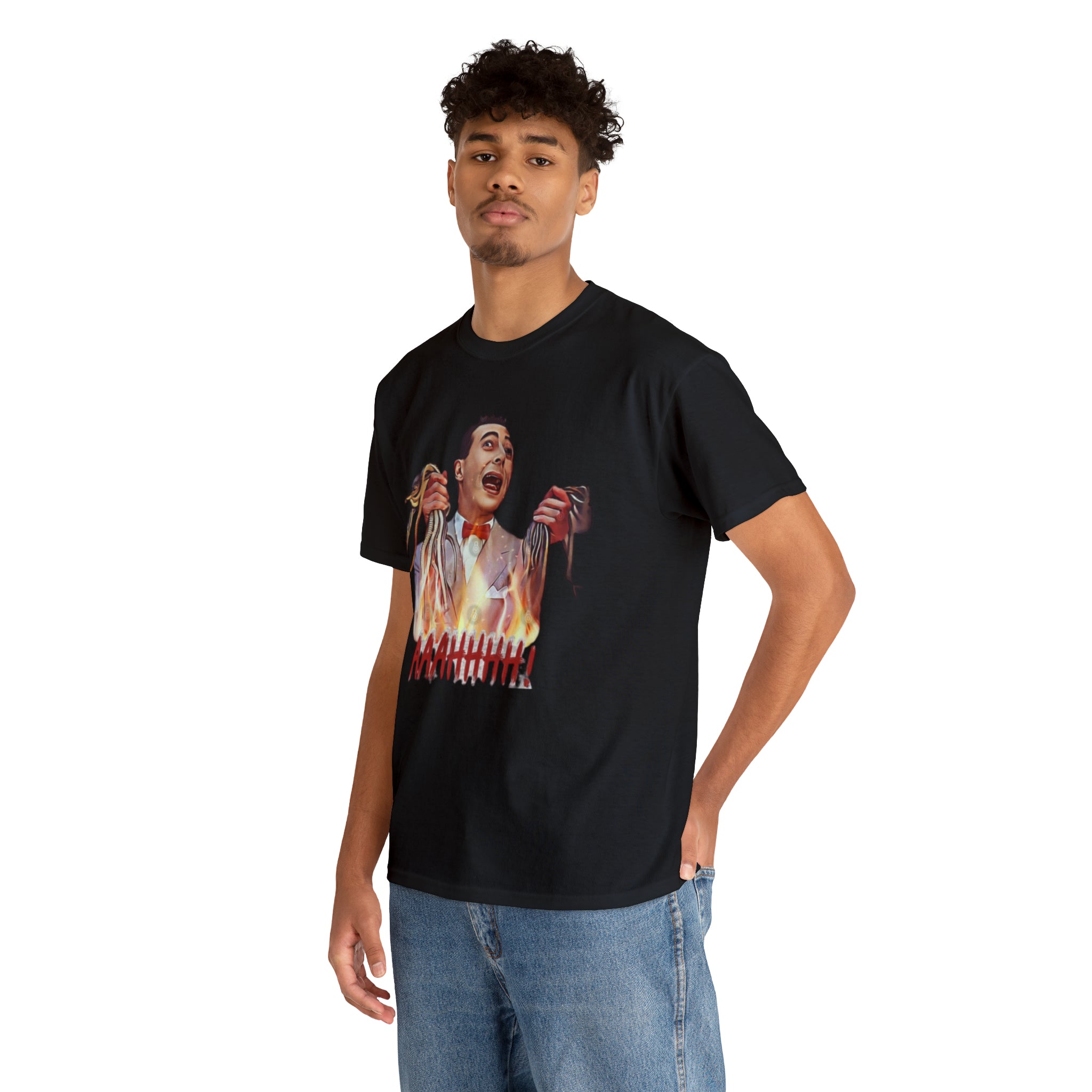 Pee Wee Herman-  Unisex Heavy Cotton T-Shirt - Creations by Chris and Carlos