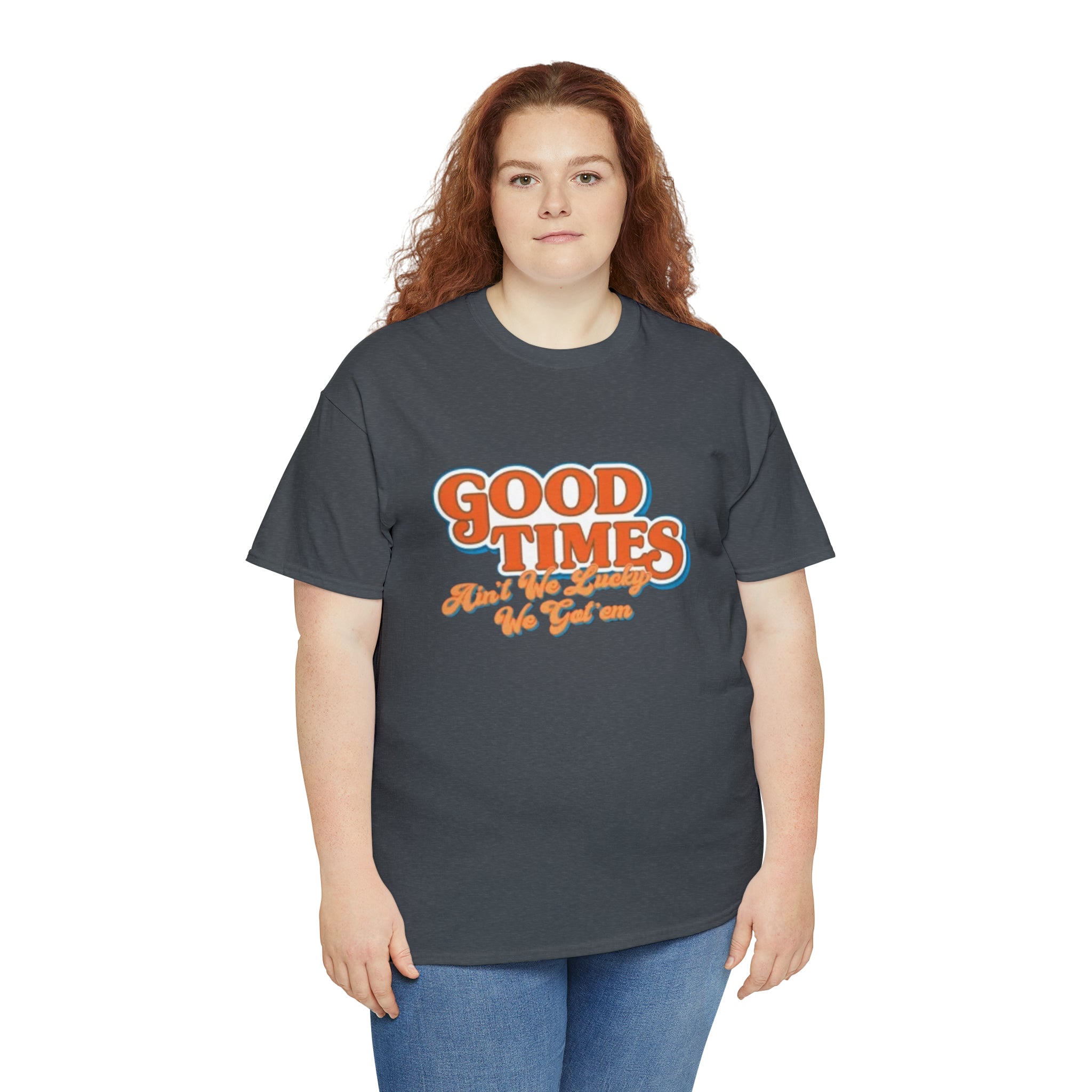 Good Times 70's TV Show- Unisex Heavy Cotton T-Shirt - Creations by Chris and Carlos
