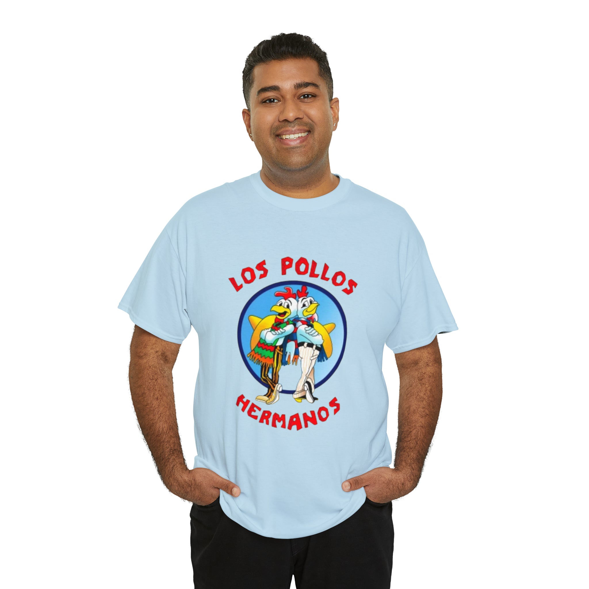 Pollos- Unisex Heavy Cotton T-Shirt - Creations by Chris and Carlos