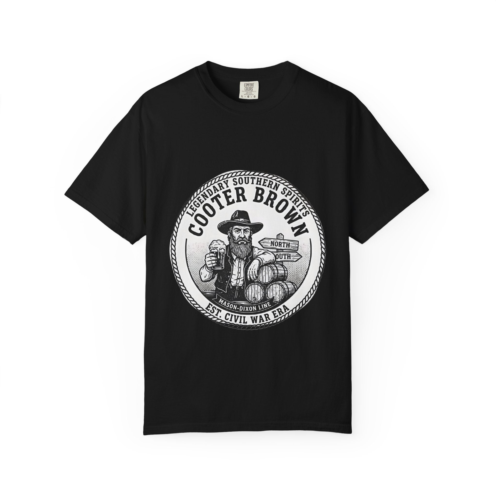 Cooter Brown Vintage Southern Graphic T-Shirt - Creations by Chris and Carlos