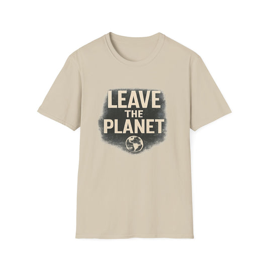 Leave the Planet T‑Shirt – Retro Space Graphic Tee - Creations by Chris and Carlos