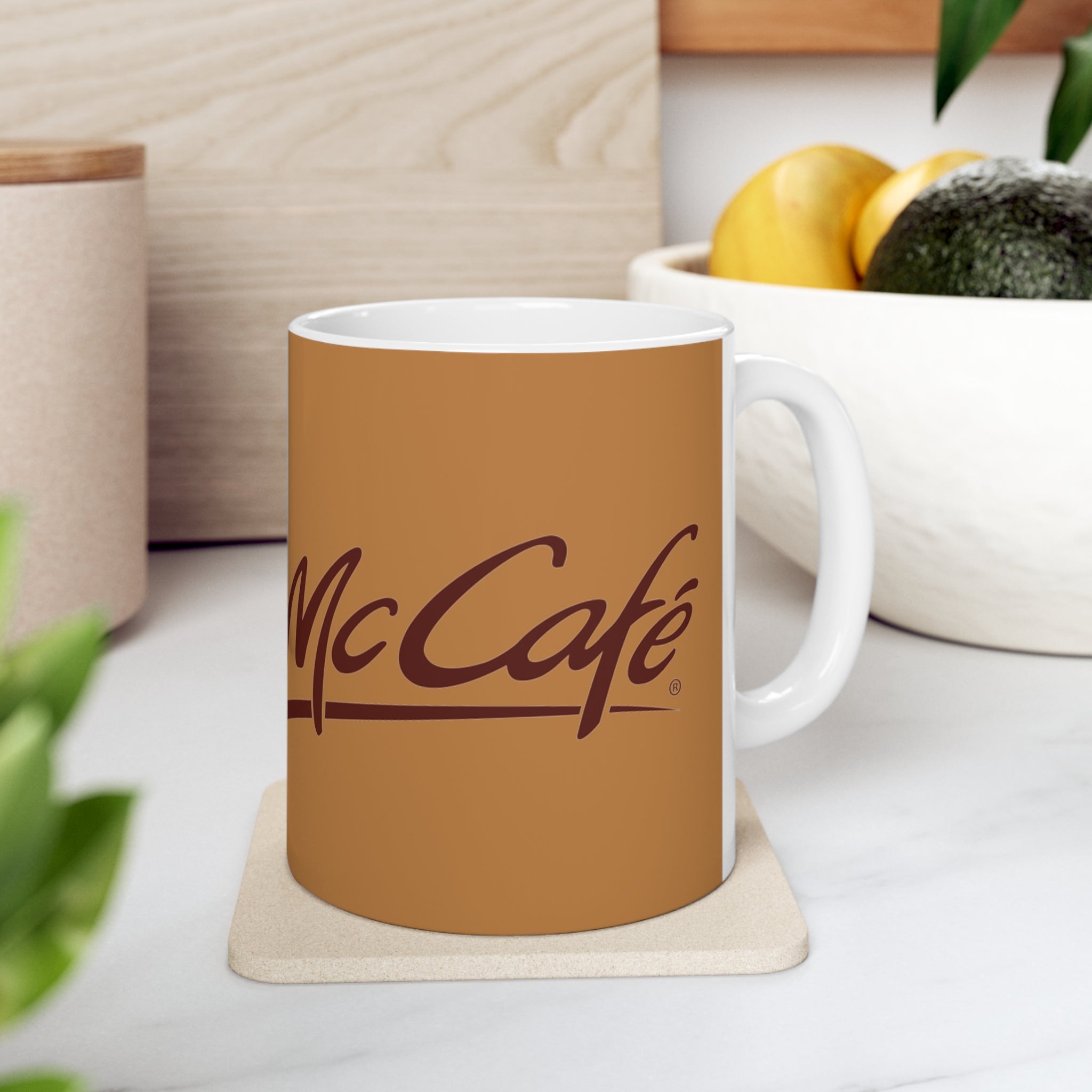 MC Cafe- White Ceramic Mug - Creations by Chris and Carlos