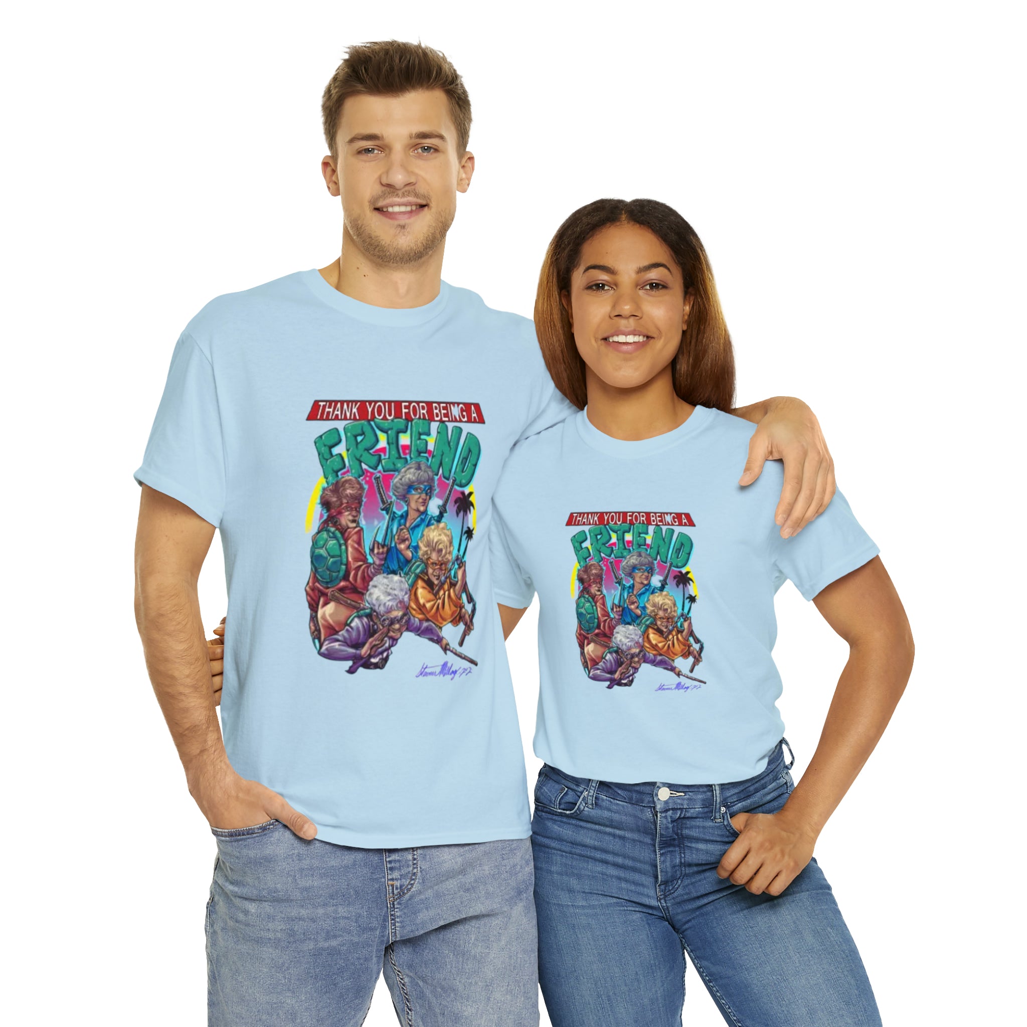 The T-Shirtnage Mutant Ninja Turtles- Unisex Heavy Cotton T-Shirt - Creations by Chris and Carlos
