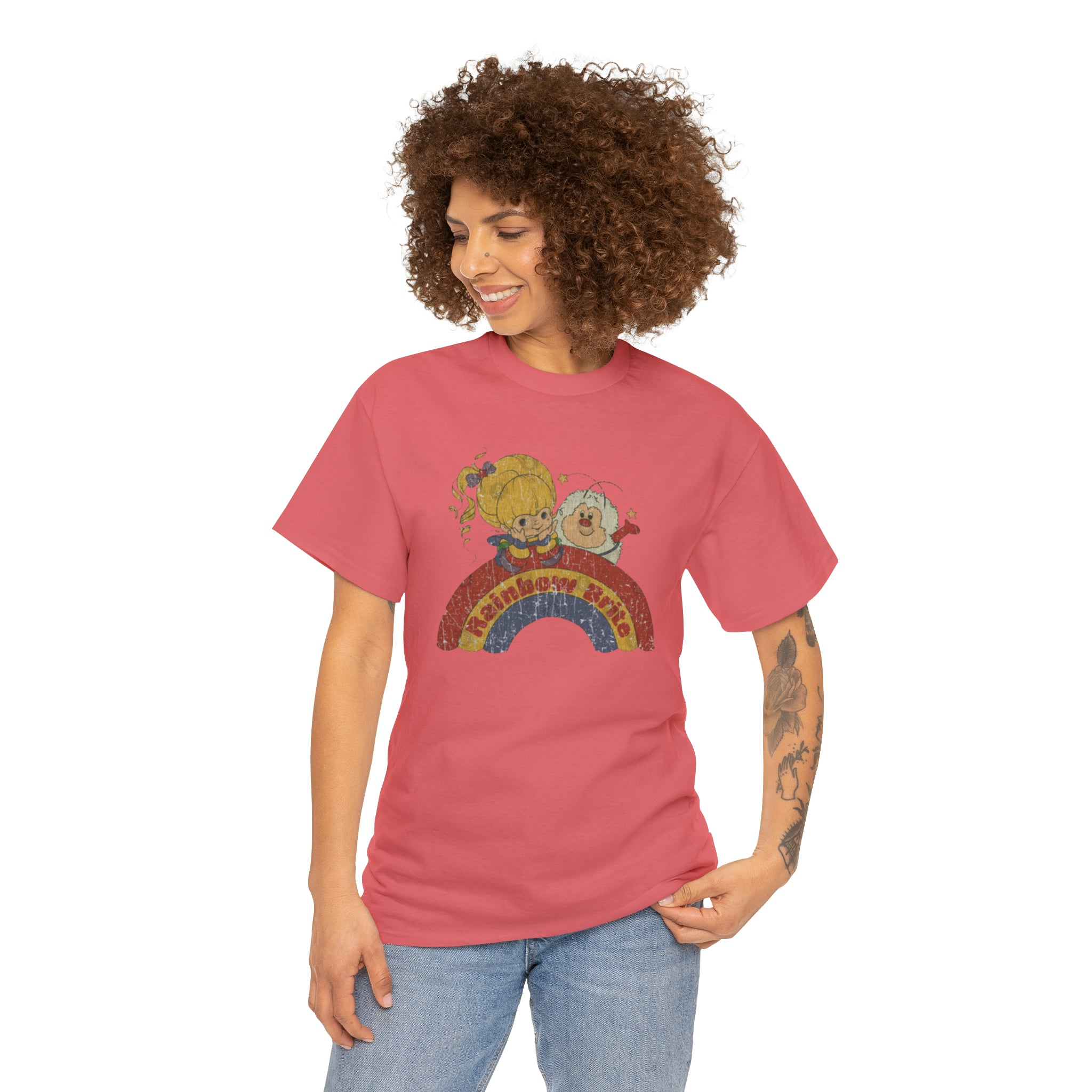 Rainbow Bright- Unisex Heavy Cotton T-Shirt - Creations by Chris and Carlos