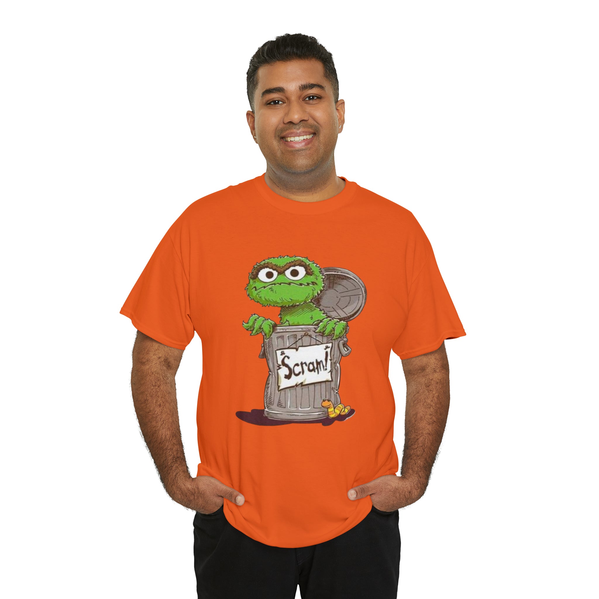 Oscar the Grouch- Unisex Heavy Cotton T-Shirt - Creations by Chris and Carlos