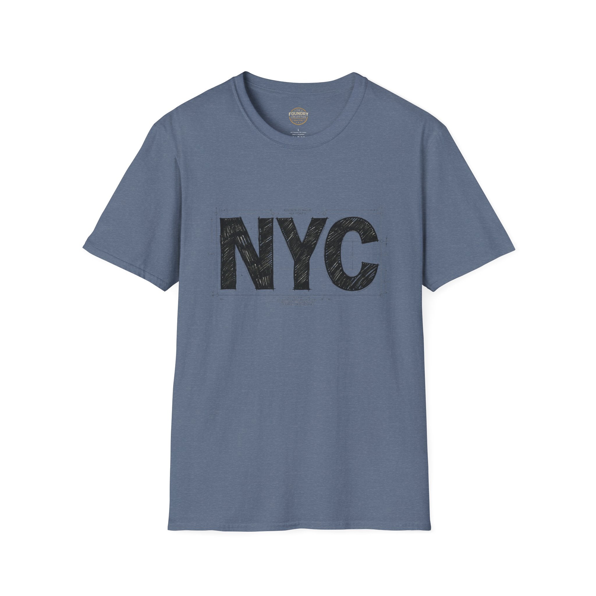 The Foundry Collective NYC Distressed Graphic T-Shirt — Vintage New York City Tee - Creations by Chris and Carlos