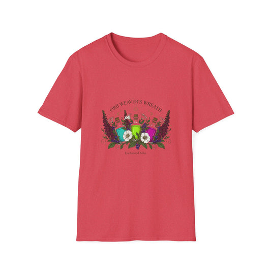 Wanderer’s Wreath T‑Shirt — Floral Travel Camera Graphic Tee - Creations by Chris and Carlos