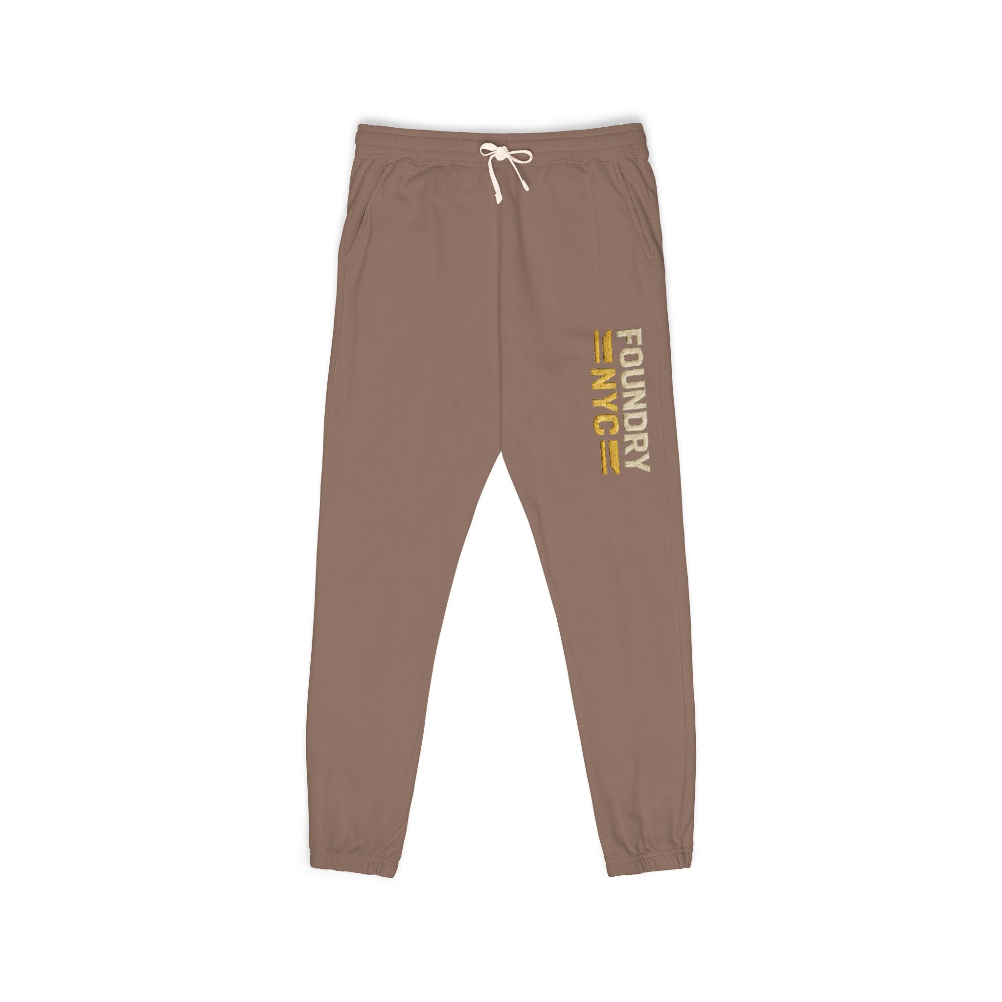 The Foundry Collective NYC Vertical Graphic Sweatpants — Vintage Streetwear Joggers - Creations by Chris and Carlos