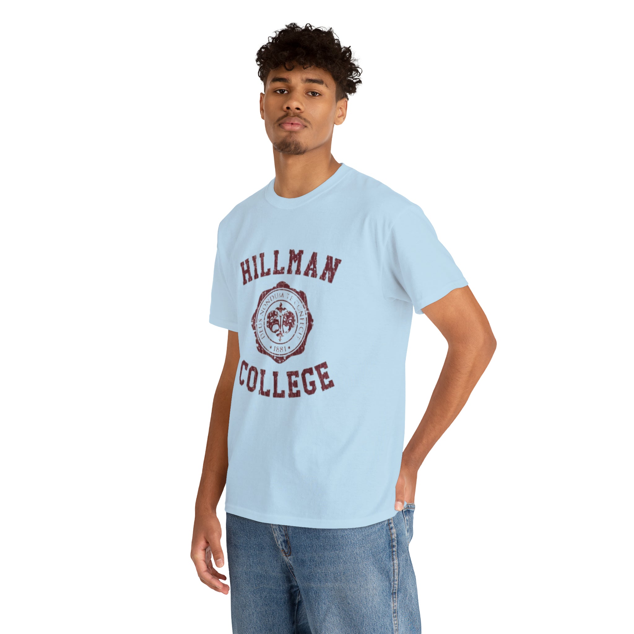 Hillman College- Unisex Heavy Cotton T-Shirt - Creations by Chris and Carlos