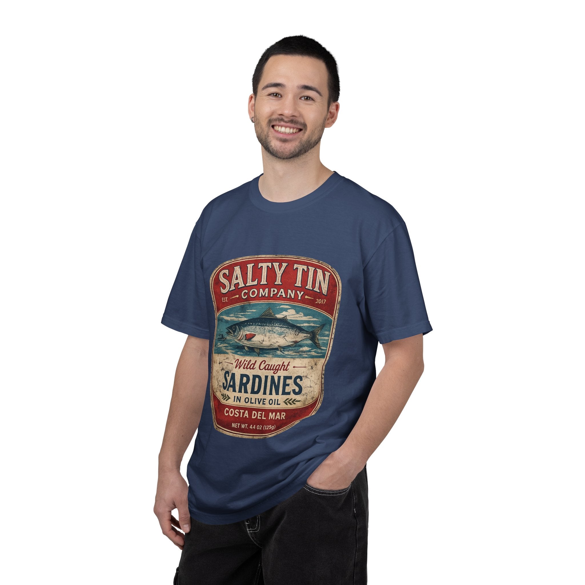 Vintage 'Salty Tin Company' Sardines T-Shirt - Creations by Chris and Carlos