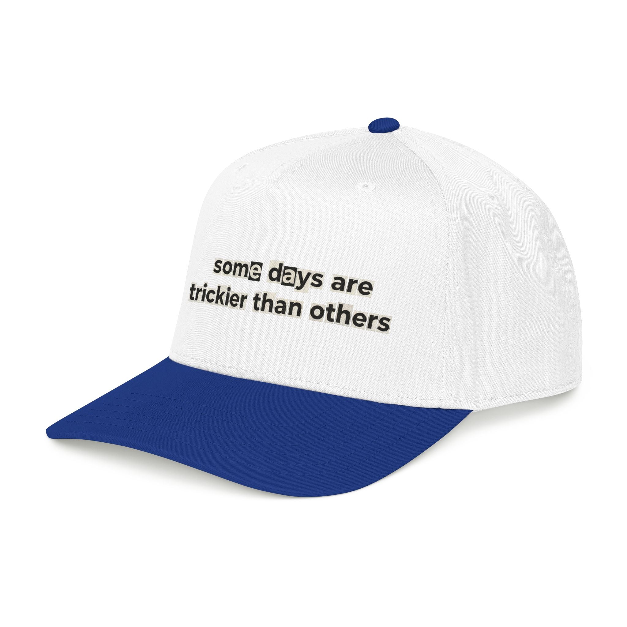Baseball Cap — "Some Days Are Trickier Than Others" Patch - Creations by Chris and Carlos