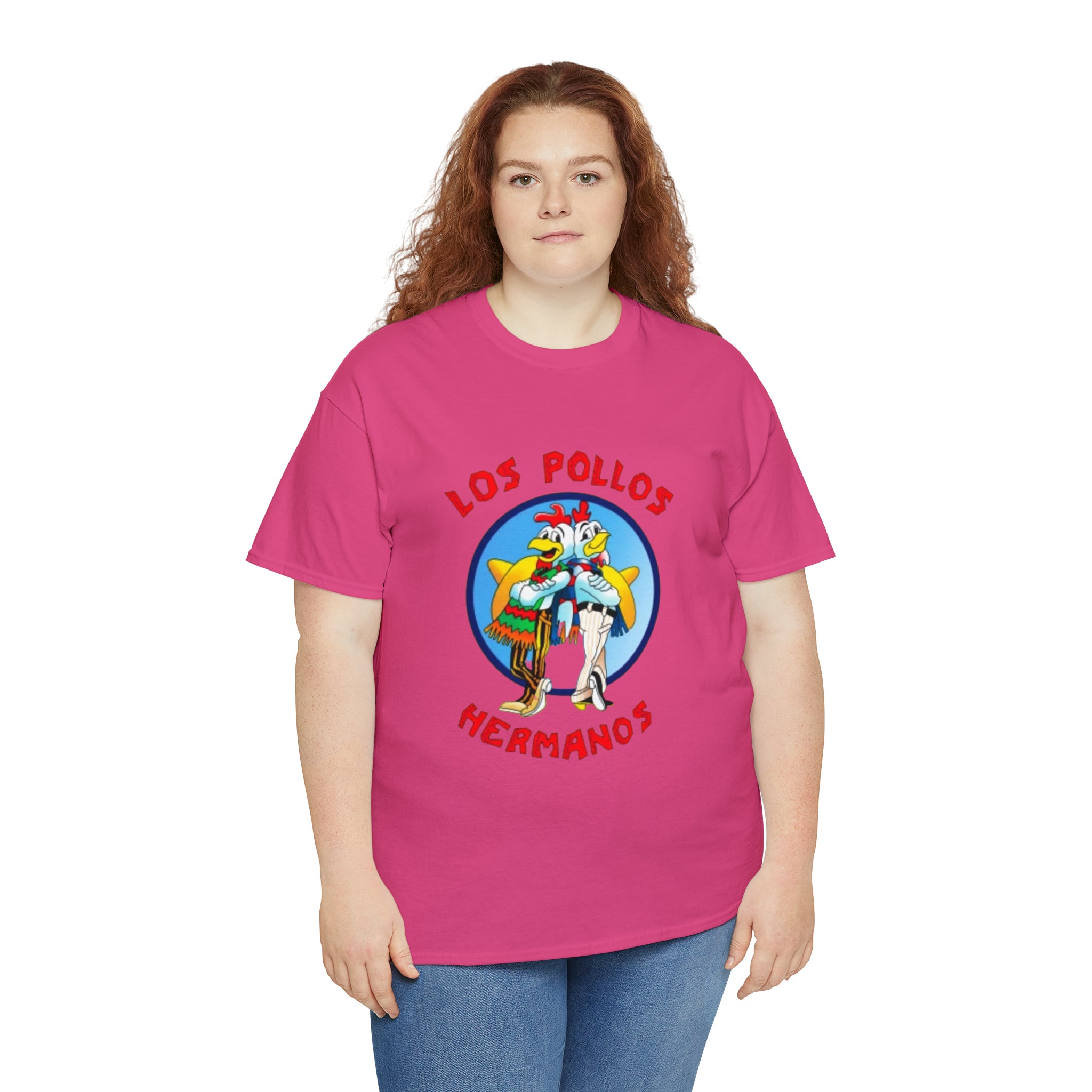 Pollos- Unisex Heavy Cotton T-Shirt - Creations by Chris and Carlos