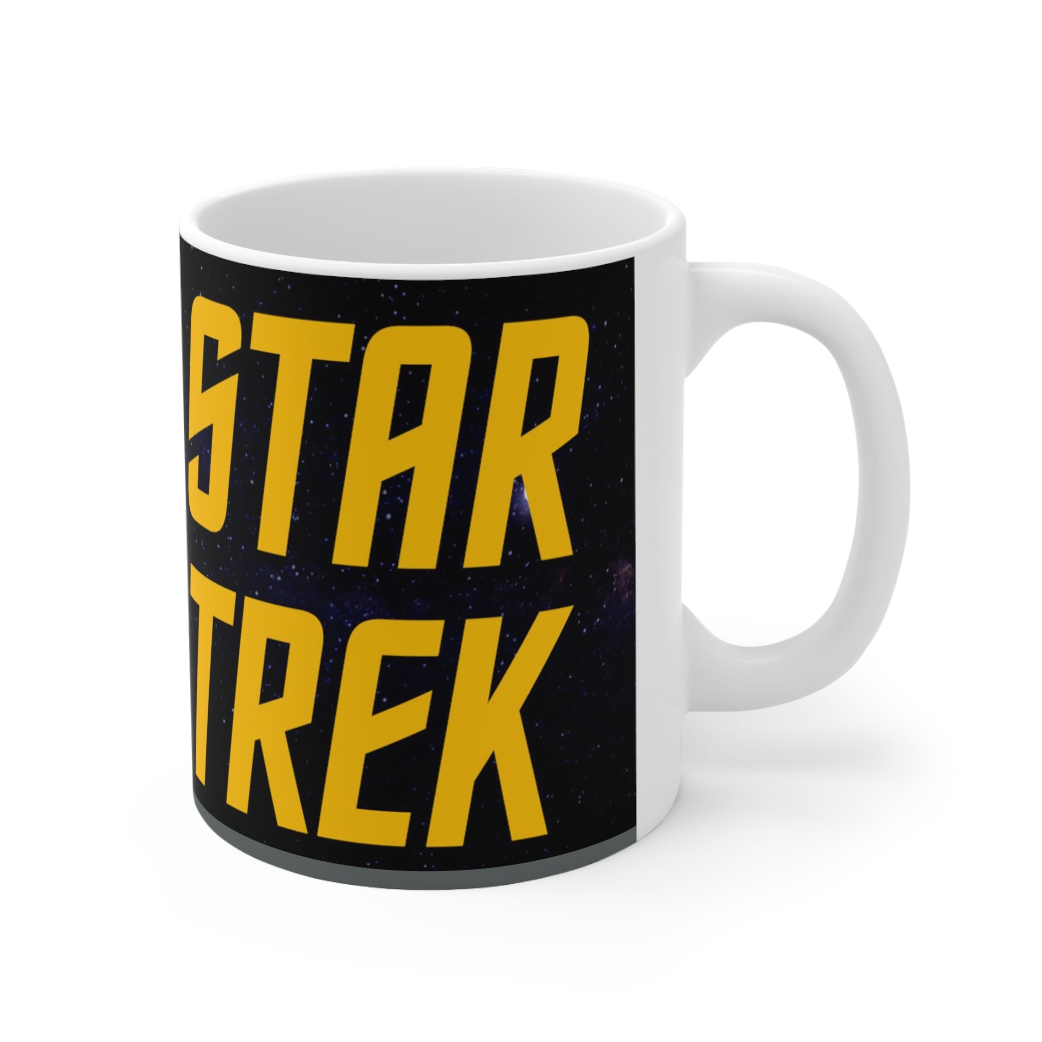 Star Trek Collection- USS Enterprise White Ceramic Mug - Creations by Chris and Carlos