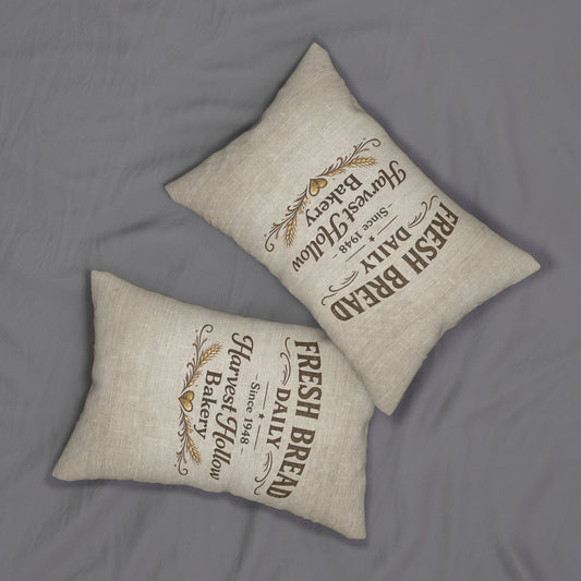 Old Soul Harvest™ Fresh Bread Bakery Lumbar Pillow - Lumbar Pillow from Old Soul Harvest Campfire Circle