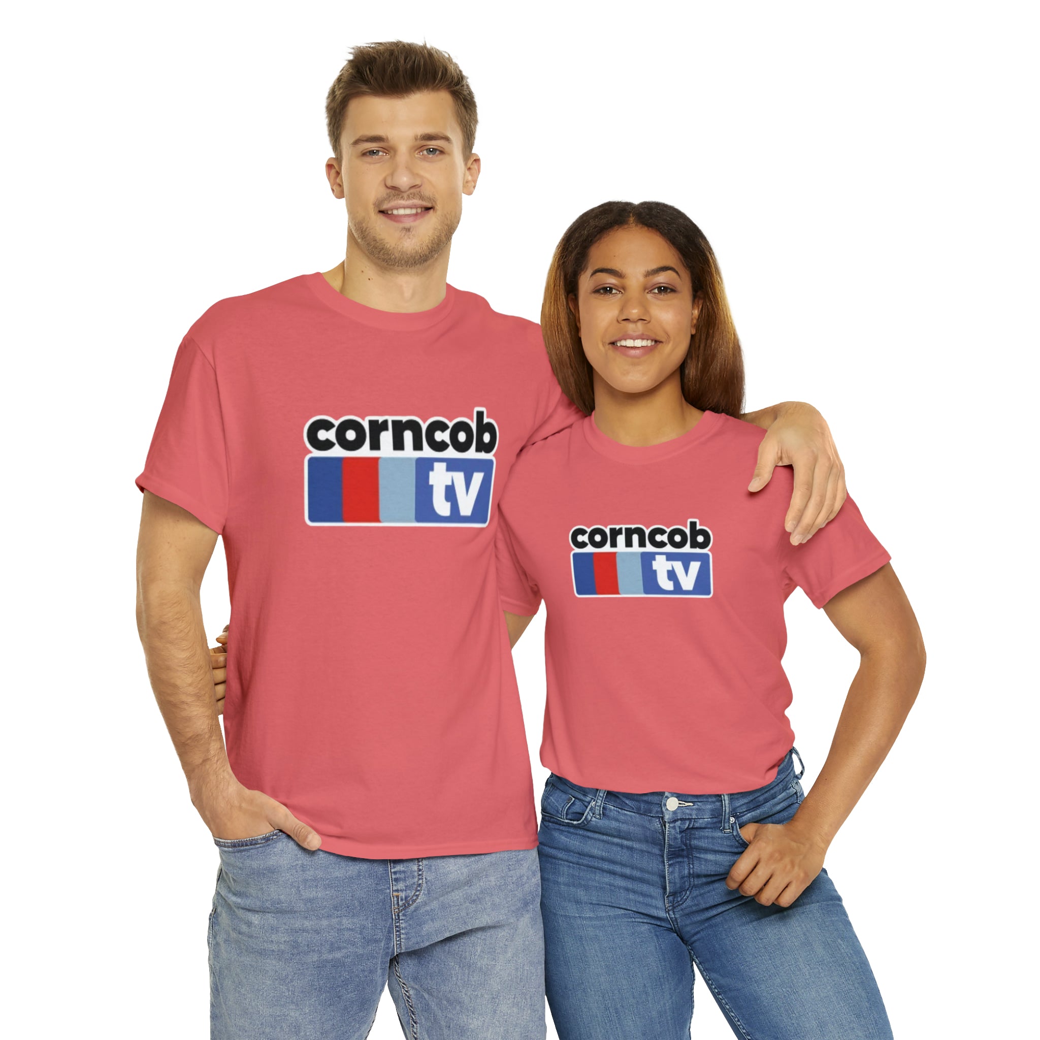 Corncob Tv- Unisex Heavy Cotton T-Shirt - Creations by Chris and Carlos