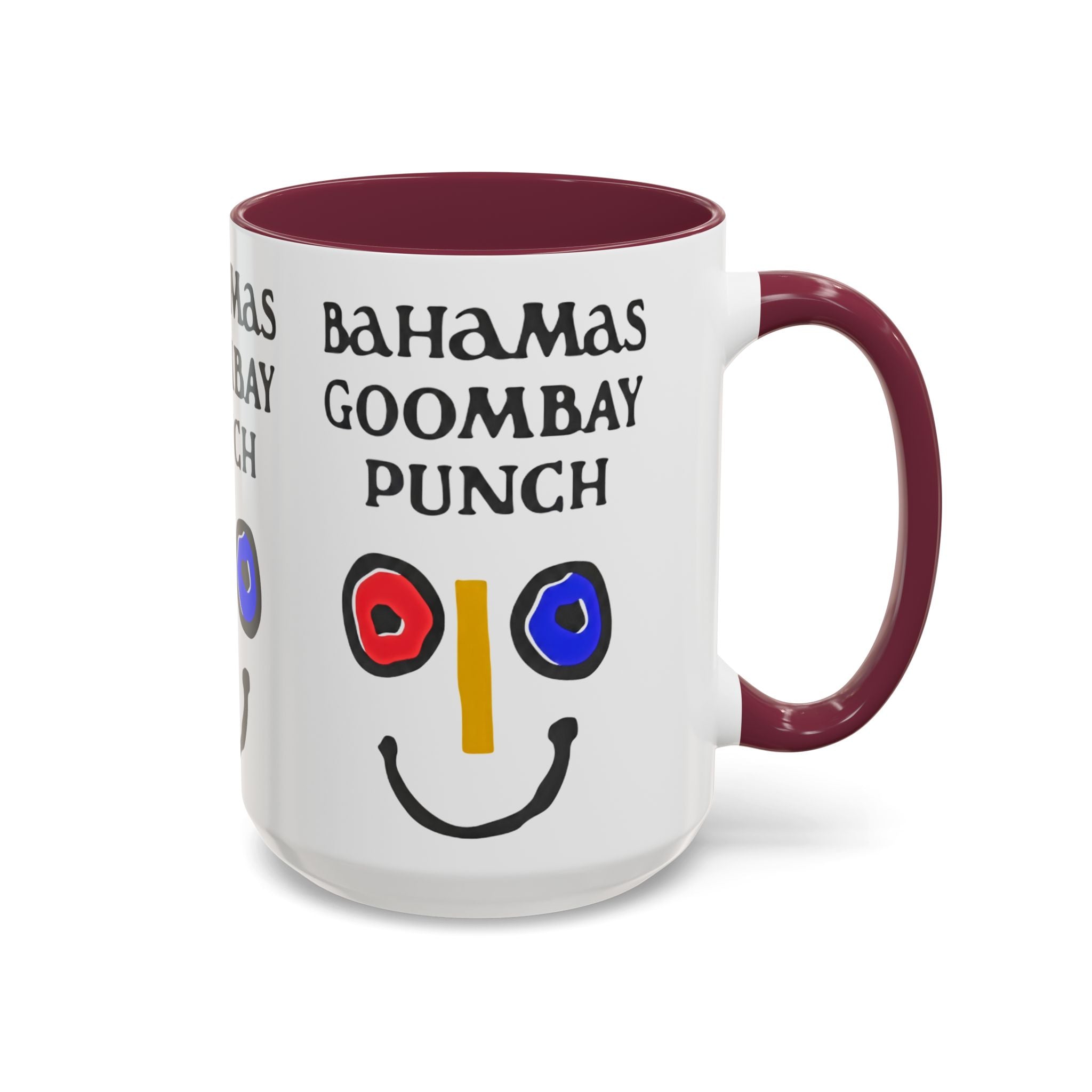 Bahamas Goombay Punch Mug — Colorful Caribbean Smile Coffee Cup (11oz, 15oz) - Creations by Chris and Carlos