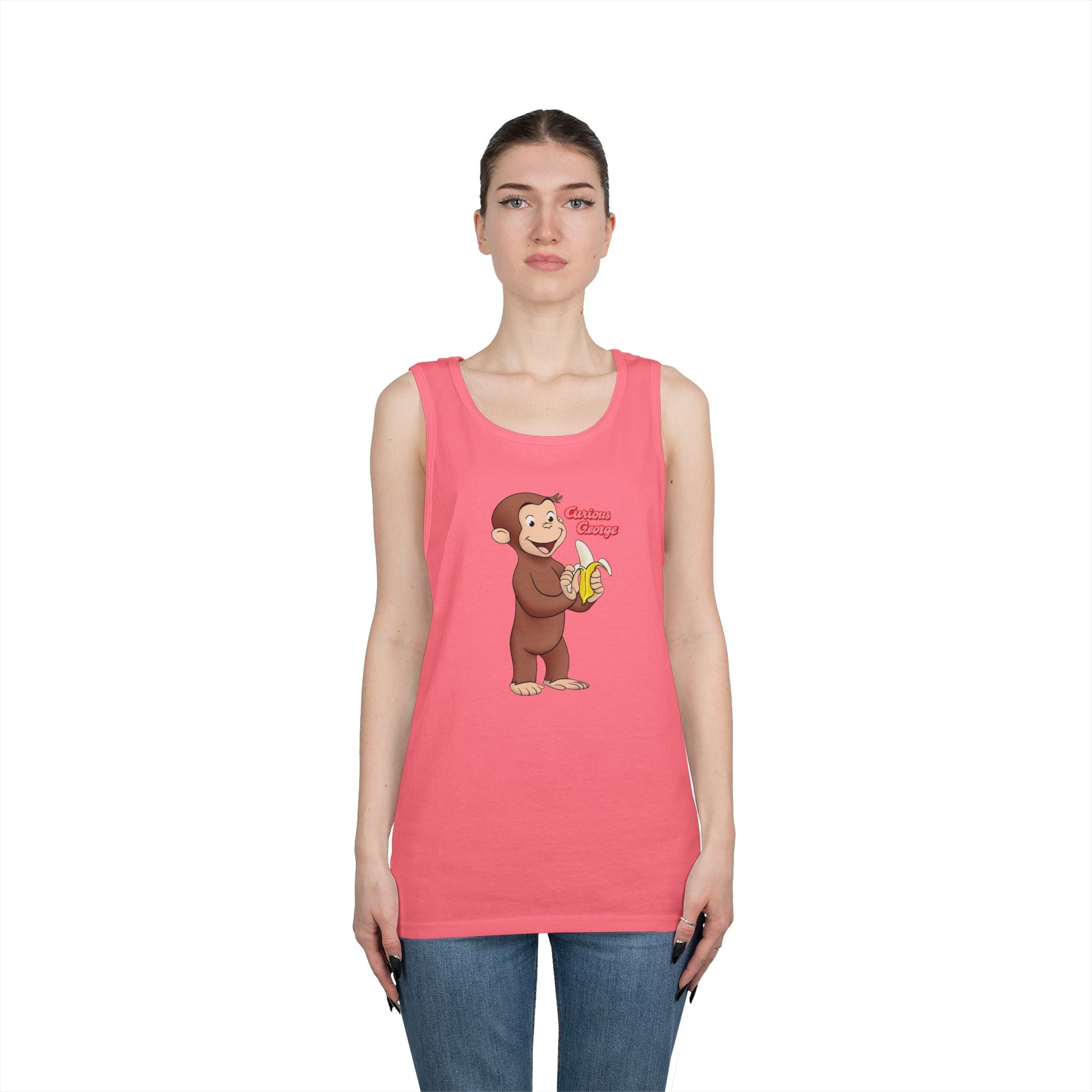 Curious George Monkey Banana Tank Top - Creations by Chris and Carlos