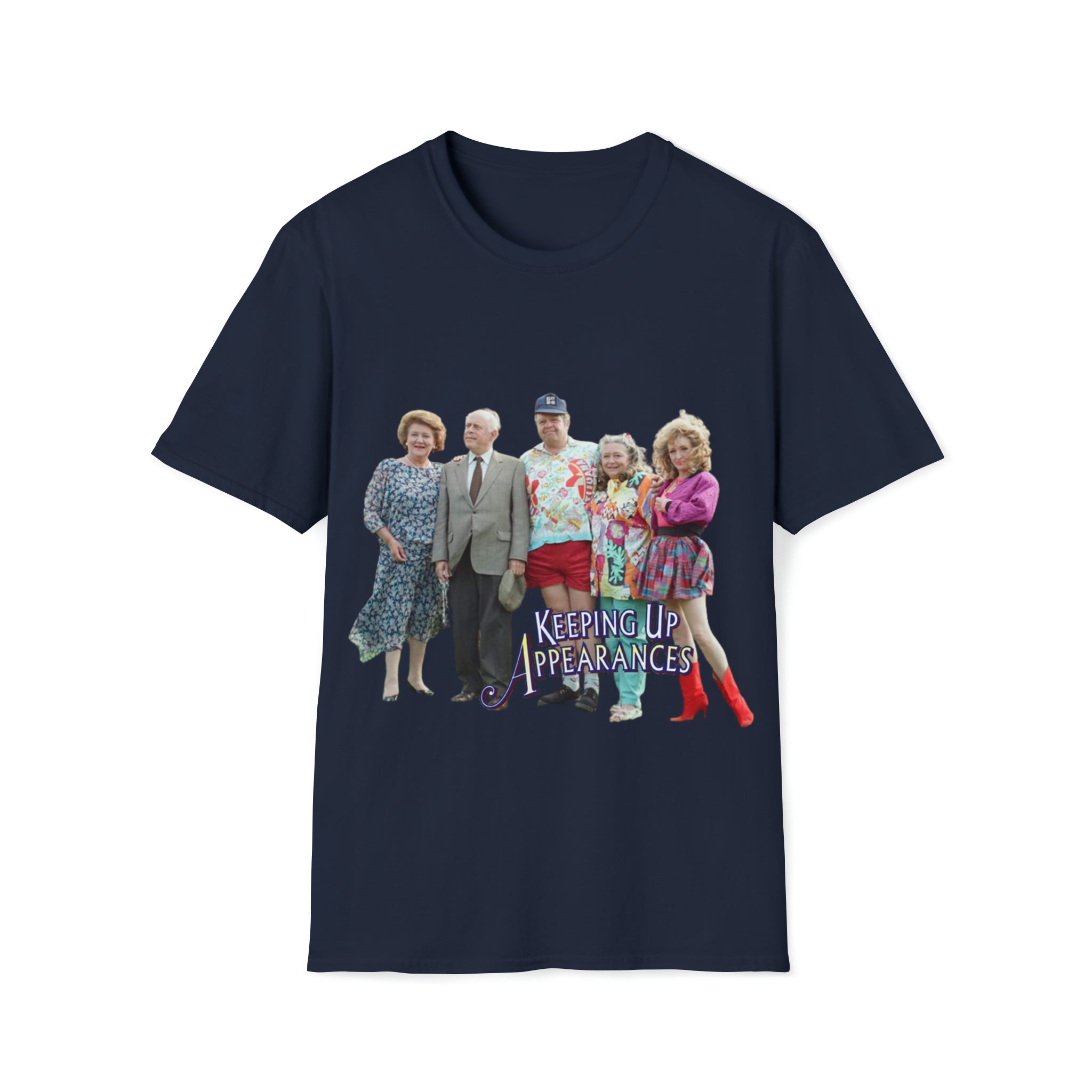Keeping Up Appearances 90's TV Show- Unisex Softstyle T-Shirt - Creations by Chris and Carlos
