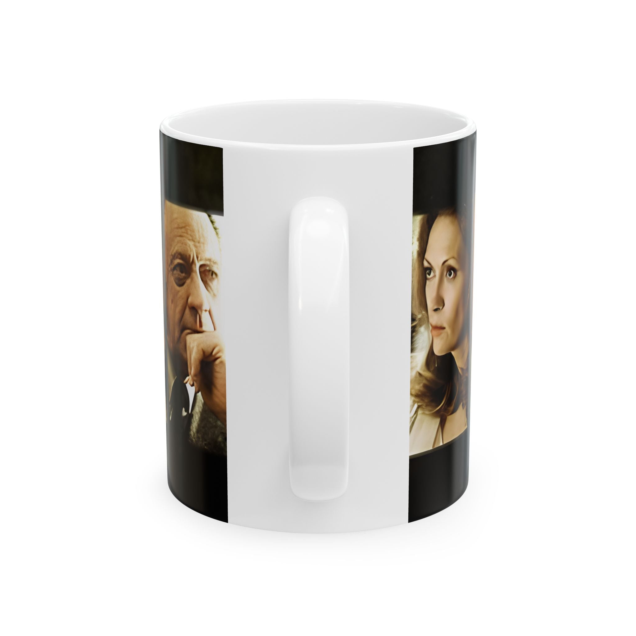 Network Movie Cast Ceramic Mug — Vintage Film Poster Coffee Cup (11oz/15oz) - Creations by Chris and Carlos