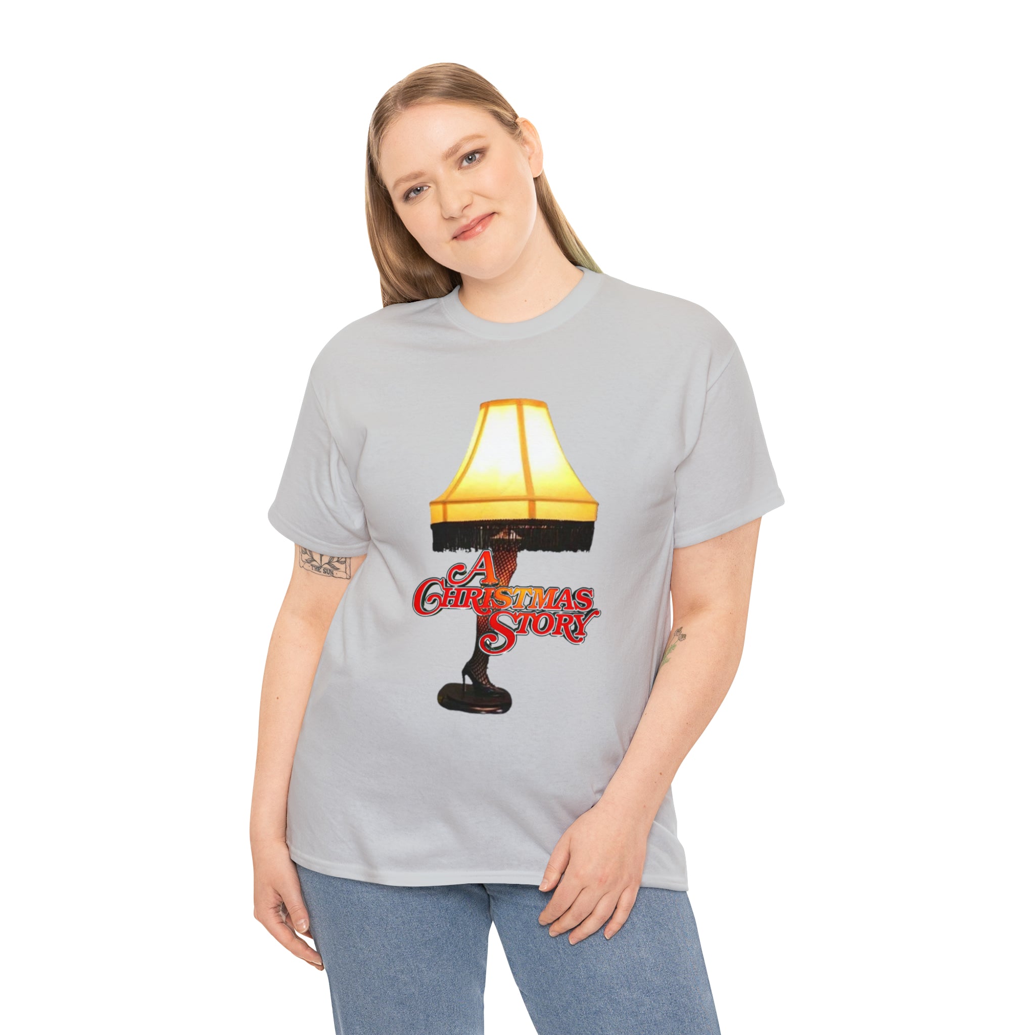 A Christmas Story- Leg Lamp Unisex Heavy Cotton T-Shirt - Creations by Chris and Carlos