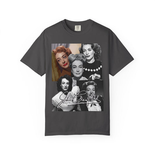 Vintage Hollywood Icon Joan Crawford Collage Tee - Creations by Chris and Carlos