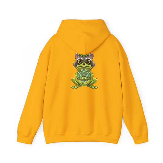 St. Paddy's Trash King Hoodie – Lucky Frog & Shamrock St. Patrick's Day Sweatshirt - Creations by Chris and Carlos