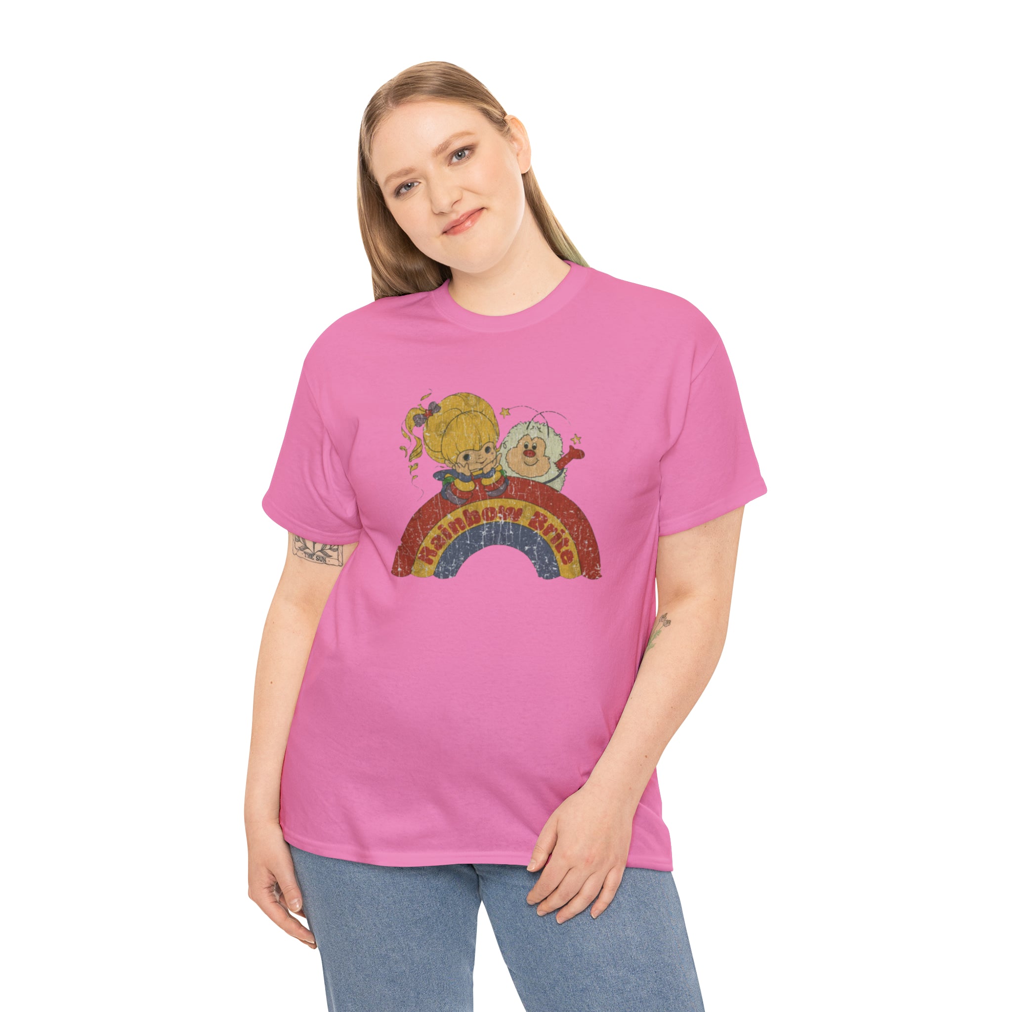 Rainbow Bright- Unisex Heavy Cotton T-Shirt - Creations by Chris and Carlos
