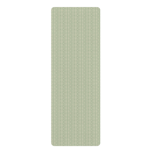 Prism Point Athletic Collection Eco Rubber Yoga Mat — Non‑Slip Reversible Sage Pattern - Creations by Chris and Carlos