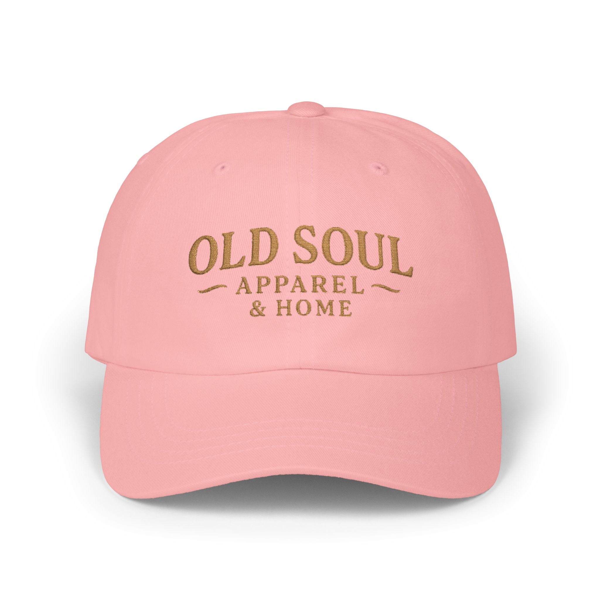 Old Soul Classic Dad Cap – Vintage Embroidered Baseball Hat - Creations by Chris and Carlos