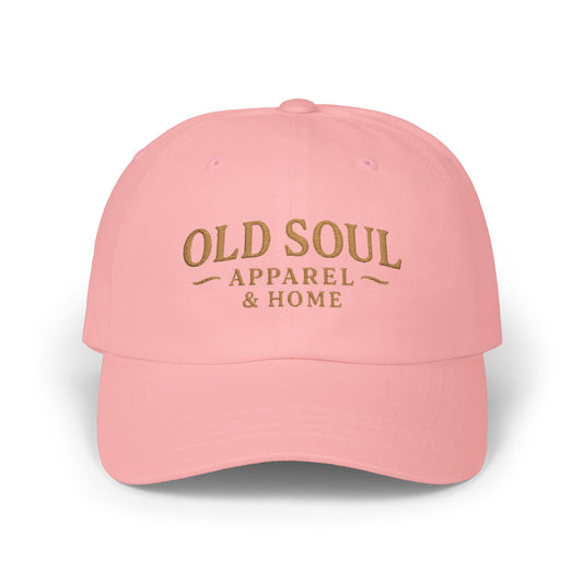 Old Soul Classic Dad Cap – Vintage Embroidered Baseball Hat - Creations by Chris and Carlos