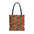 Sol y Alegría (Sun and Joy) Collection- Cactus Succulent Pattern Microfiber Blanket Soft Velveteen Throw for Home & Garden Lovers Floral Chevron Tote Bag — Bright Orange & Pink All-Over-Print Beach Shopper - Creations by Chris and Carlos