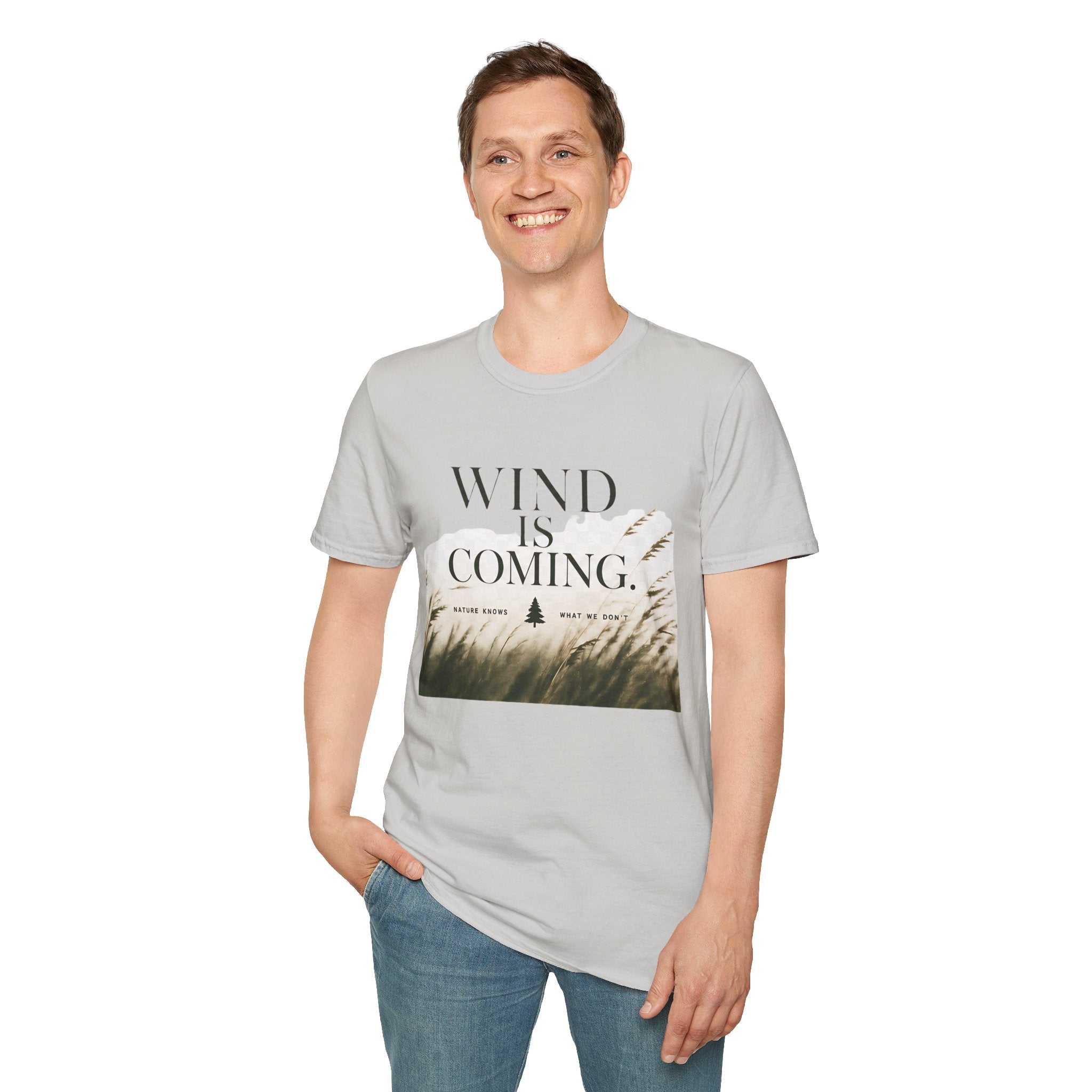 Wind Is Coming T-Shirt — Nature Breeze Graphic Tee - Creations by Chris and Carlos