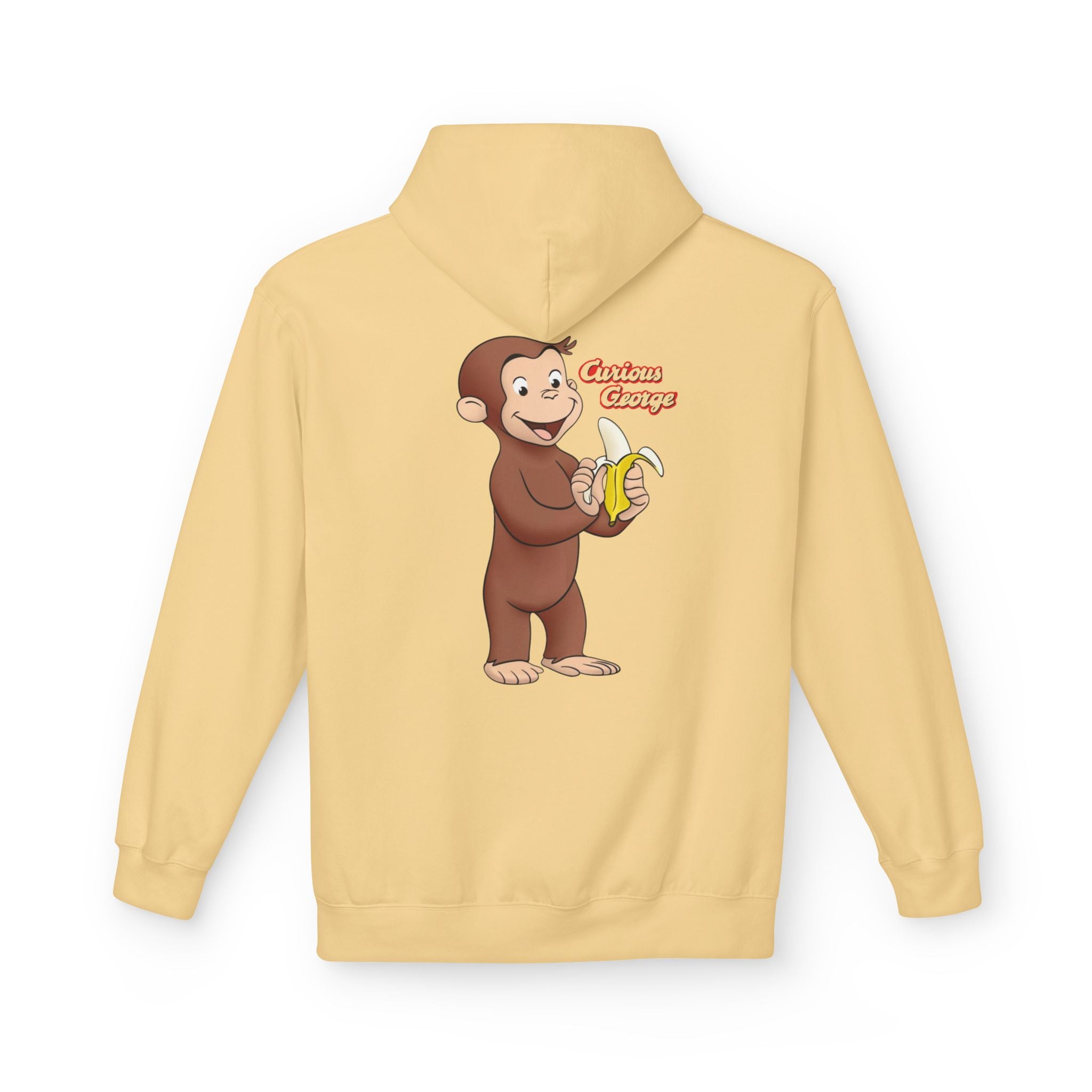 Hoodie — Curious George "Curious Monkey" Banana Graphic Fleece Hoodie - Creations by Chris and Carlos