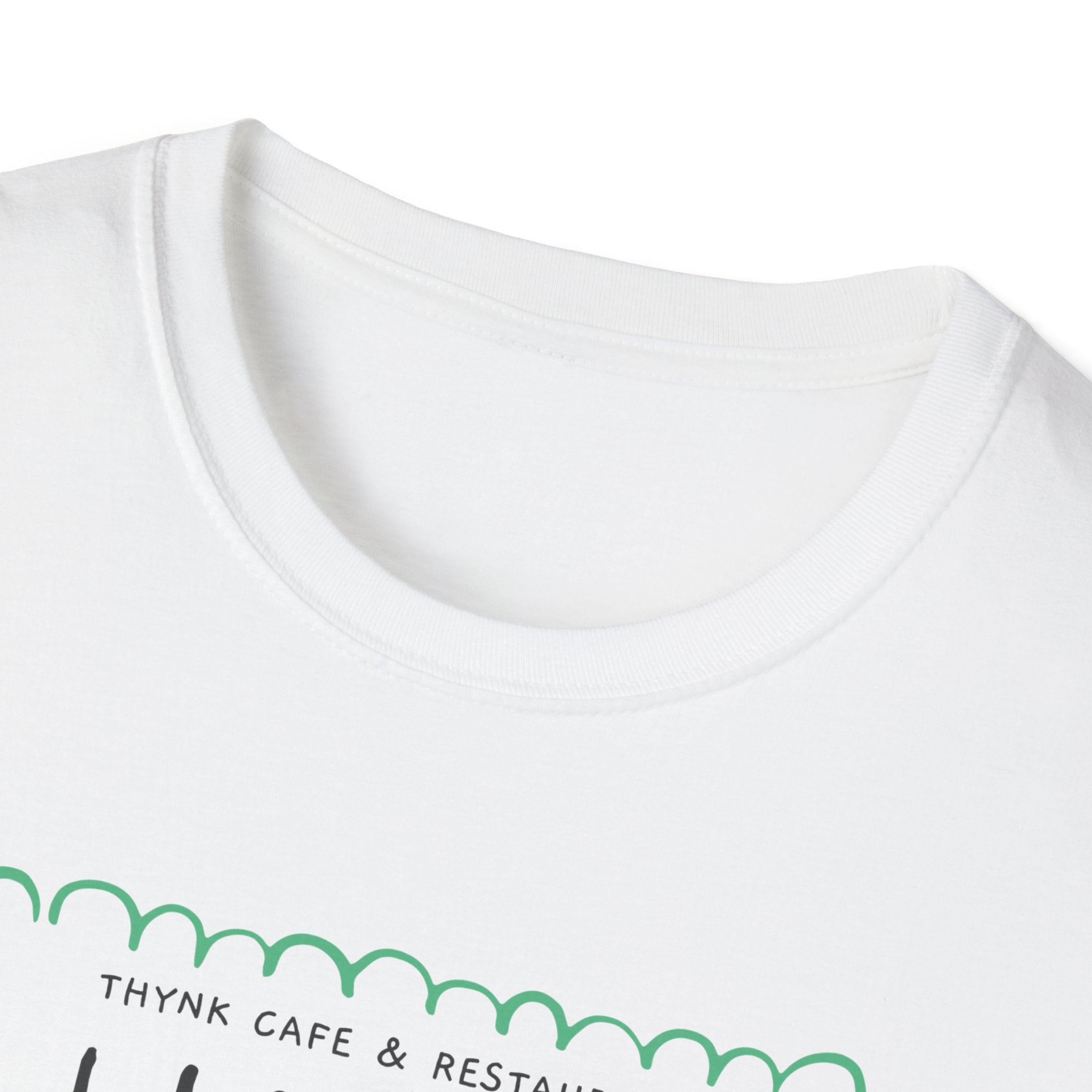 Happy Hours T-Shirt — Illustration of Friends Drinking at Cafe - Creations by Chris and Carlos