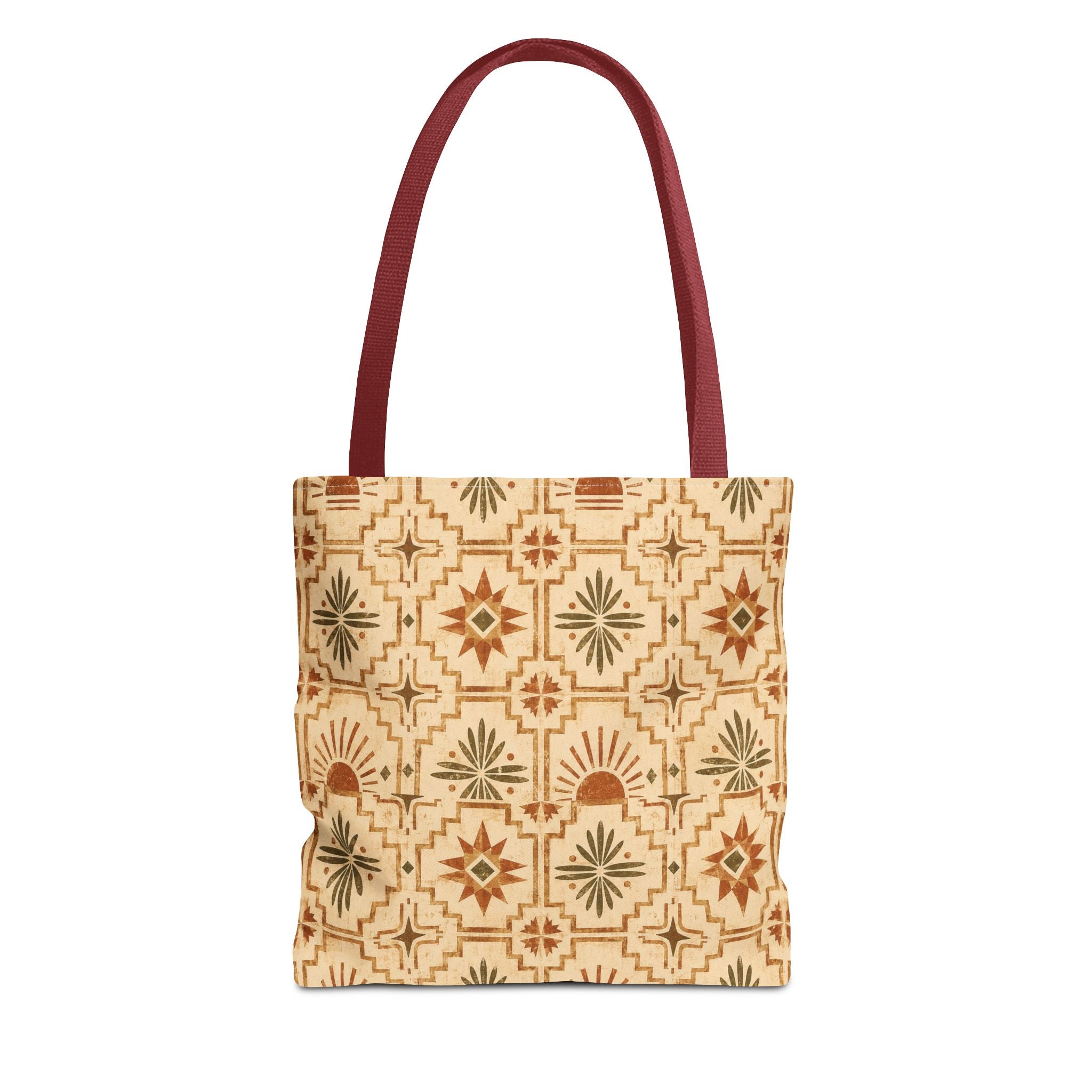 Southwest Geometric Tote Bag – Vintage Desert Pattern All-Over Print - Creations by Chris and Carlos