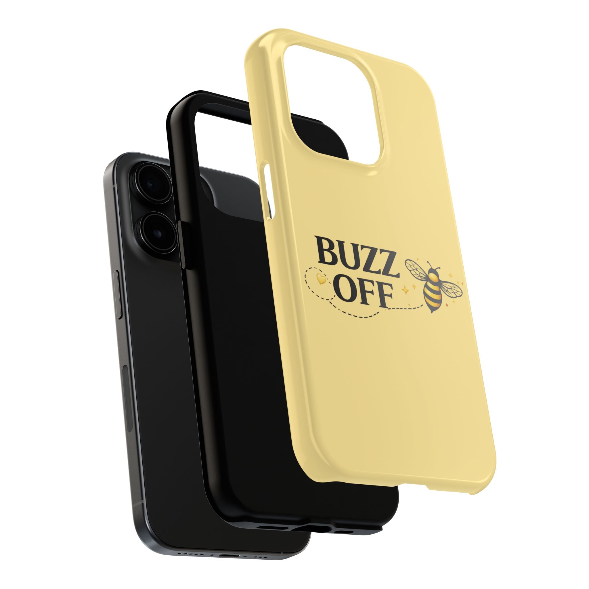 Buzz Off Bee Happy Always Phone Case - Creations by Chris and Carlos