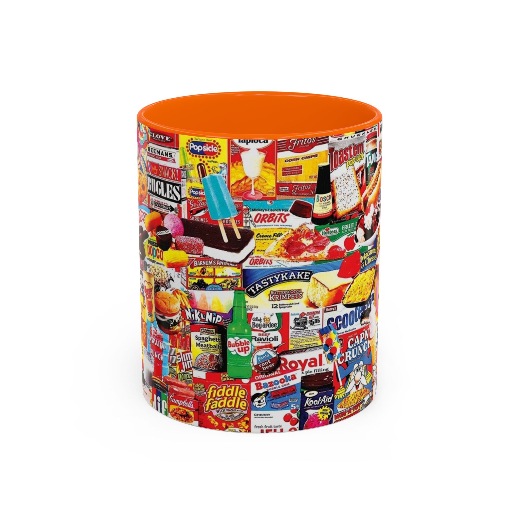 Vintage Snack Packaging Collage Coffee Mug (11/15oz) - Creations by Chris and Carlos