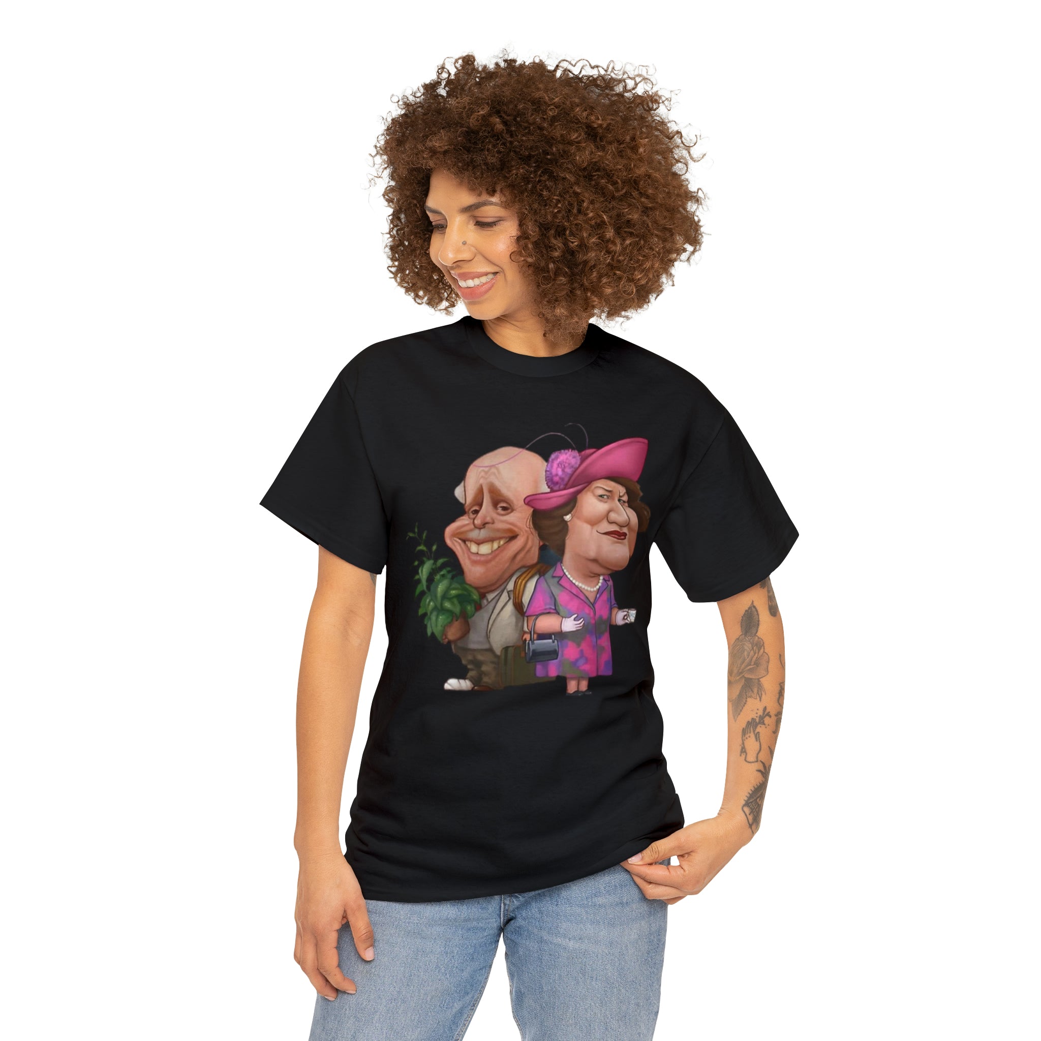 Keeping Up Appearances 90's TV Show-Unisex Heavy Cotton T-Shirt - Creations by Chris and Carlos