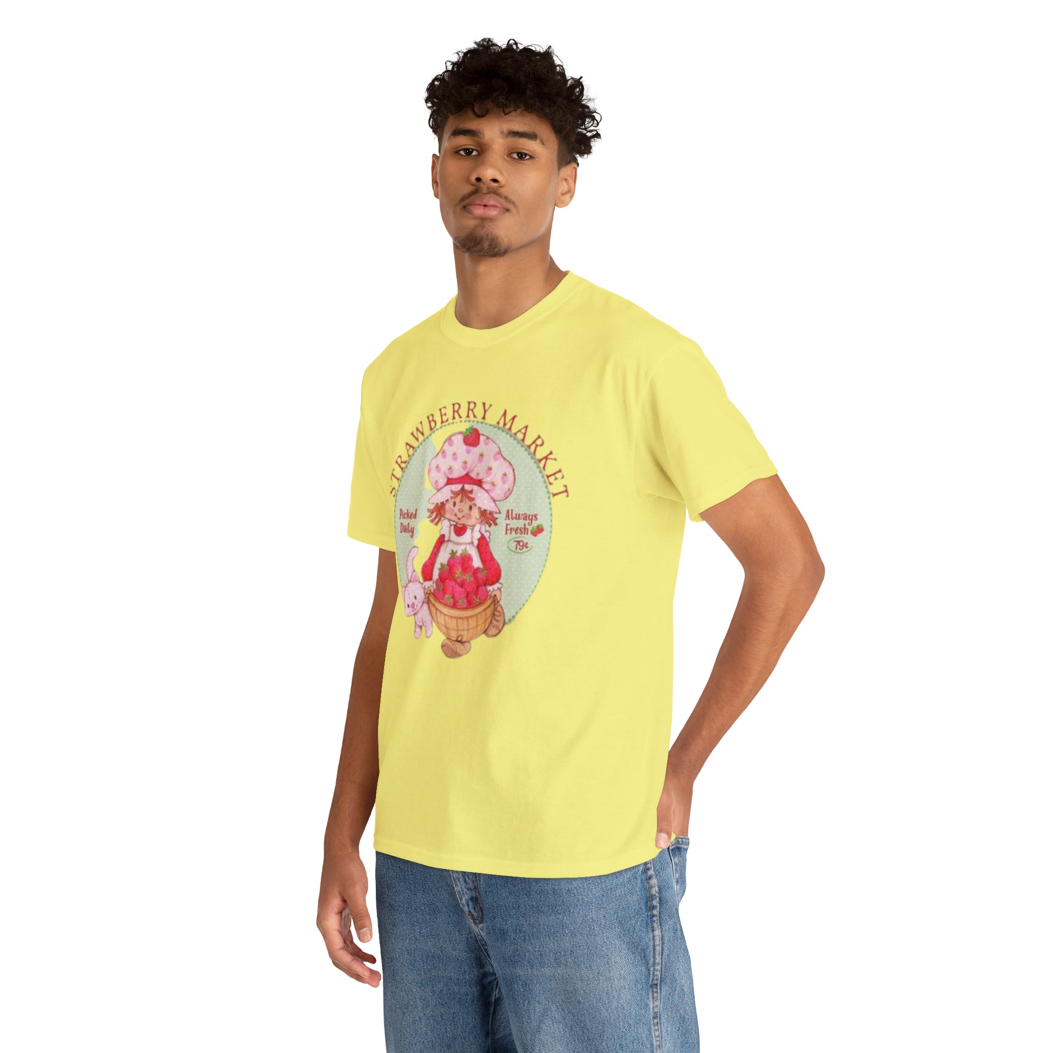 Strawberry Shortcake-  Unisex Heavy Cotton T-Shirt - Creations by Chris and Carlos