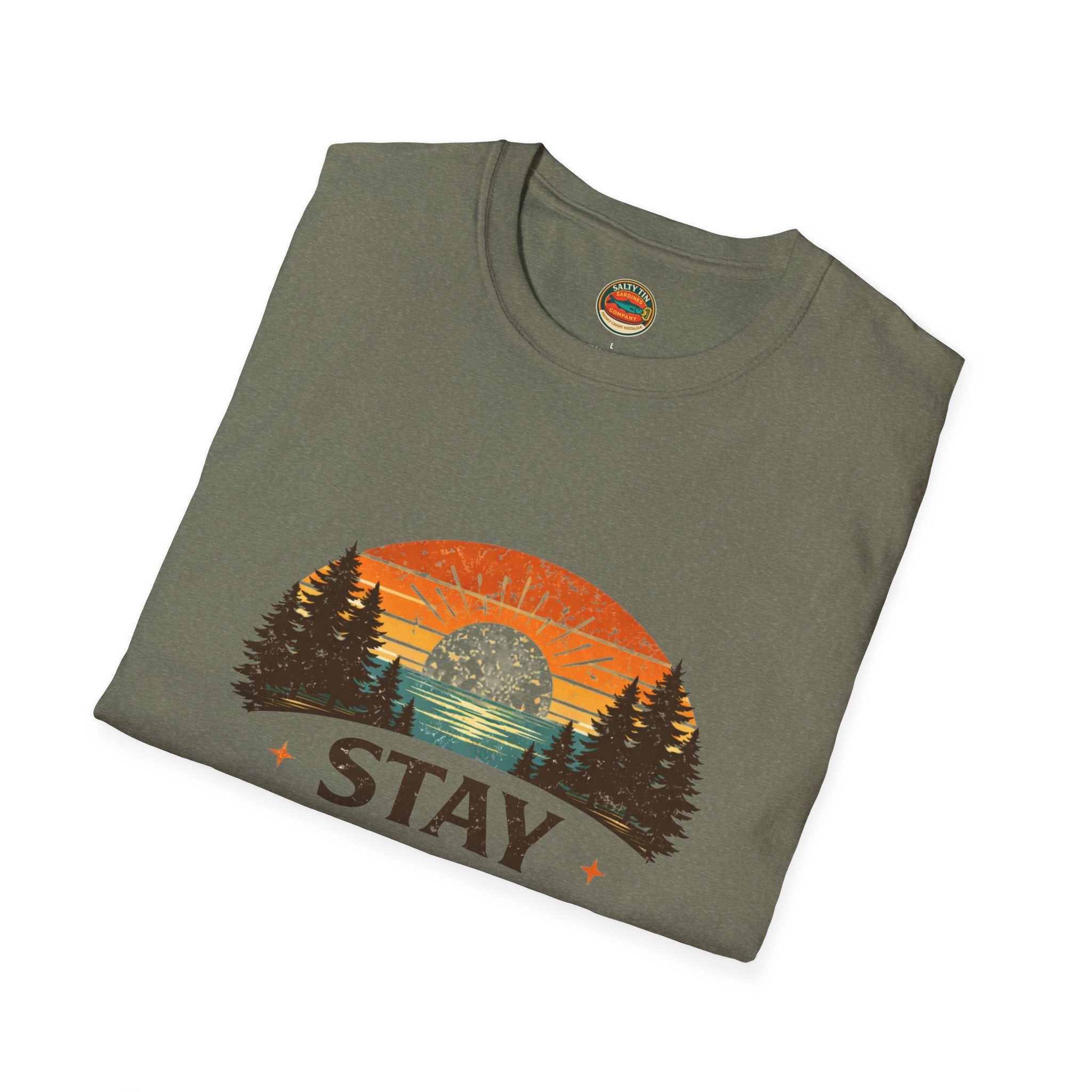Stay Golden Old Soul T-Shirt — Vintage Sunset Nature Tee - Creations by Chris and Carlos